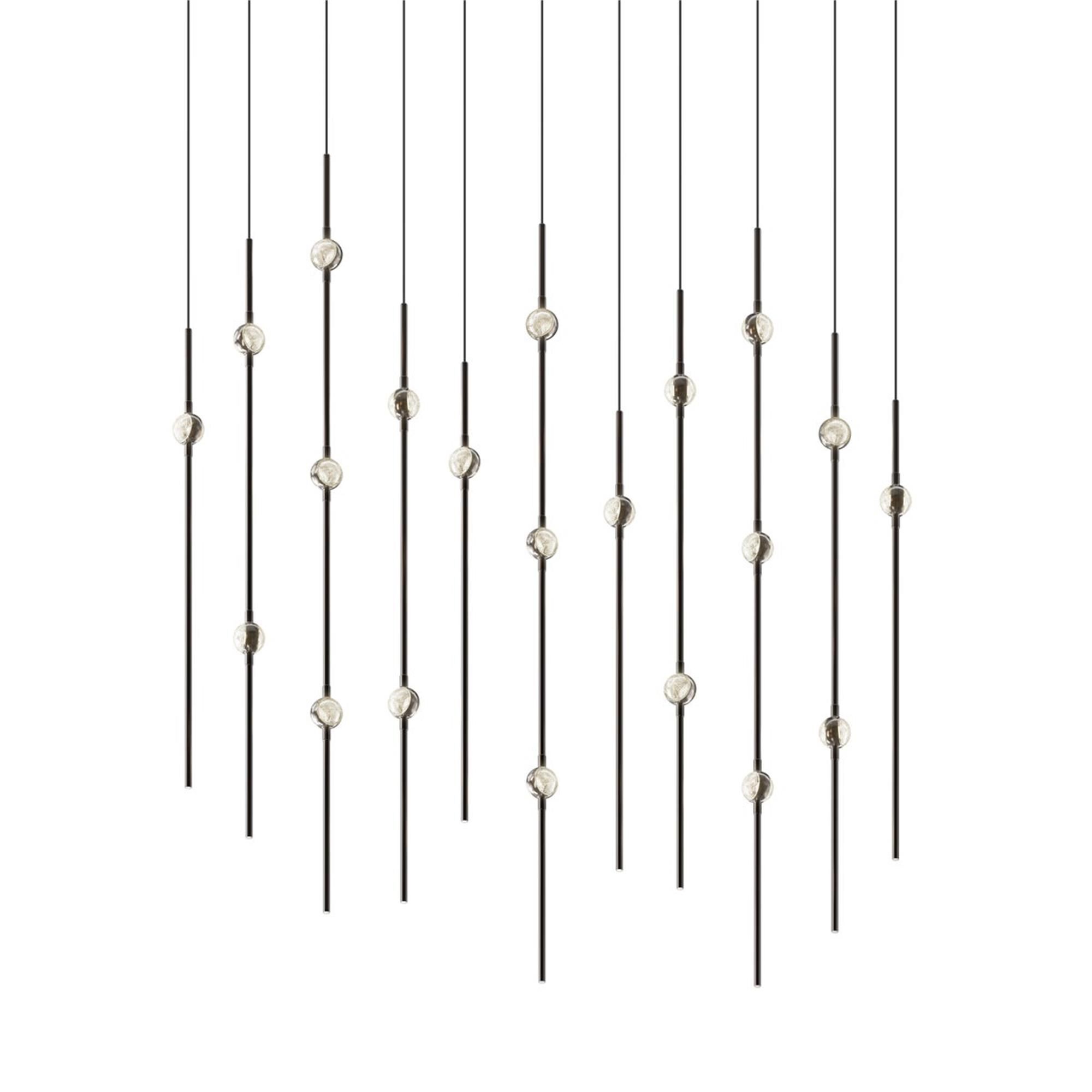 Shown in Espresso Black finish and White glass