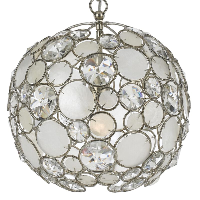 Palla Small Pendant Light by Crystorama