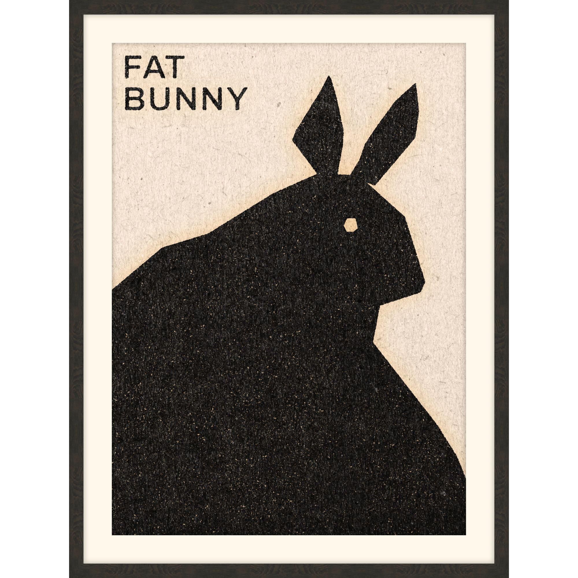 Tuyo Fat Bunny Print by LEVEL57