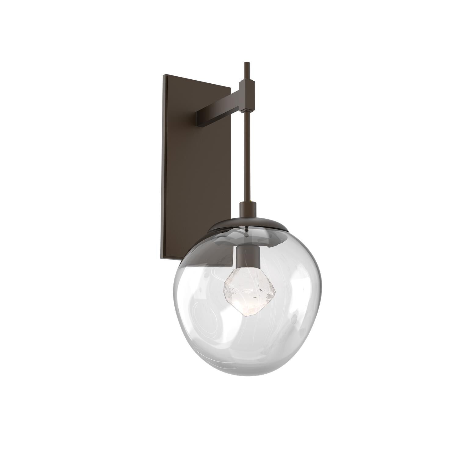 Shown in Flat Bronze finish and Clear Zircon glass