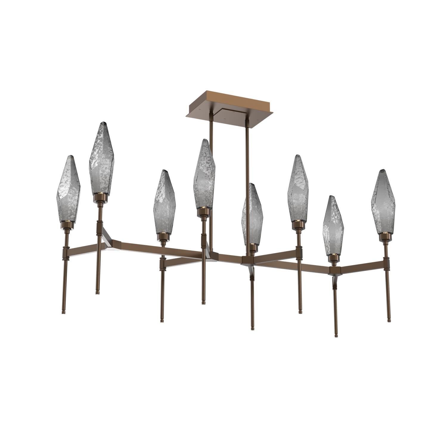 Shown in Flat Bronze finish and Smoke glass