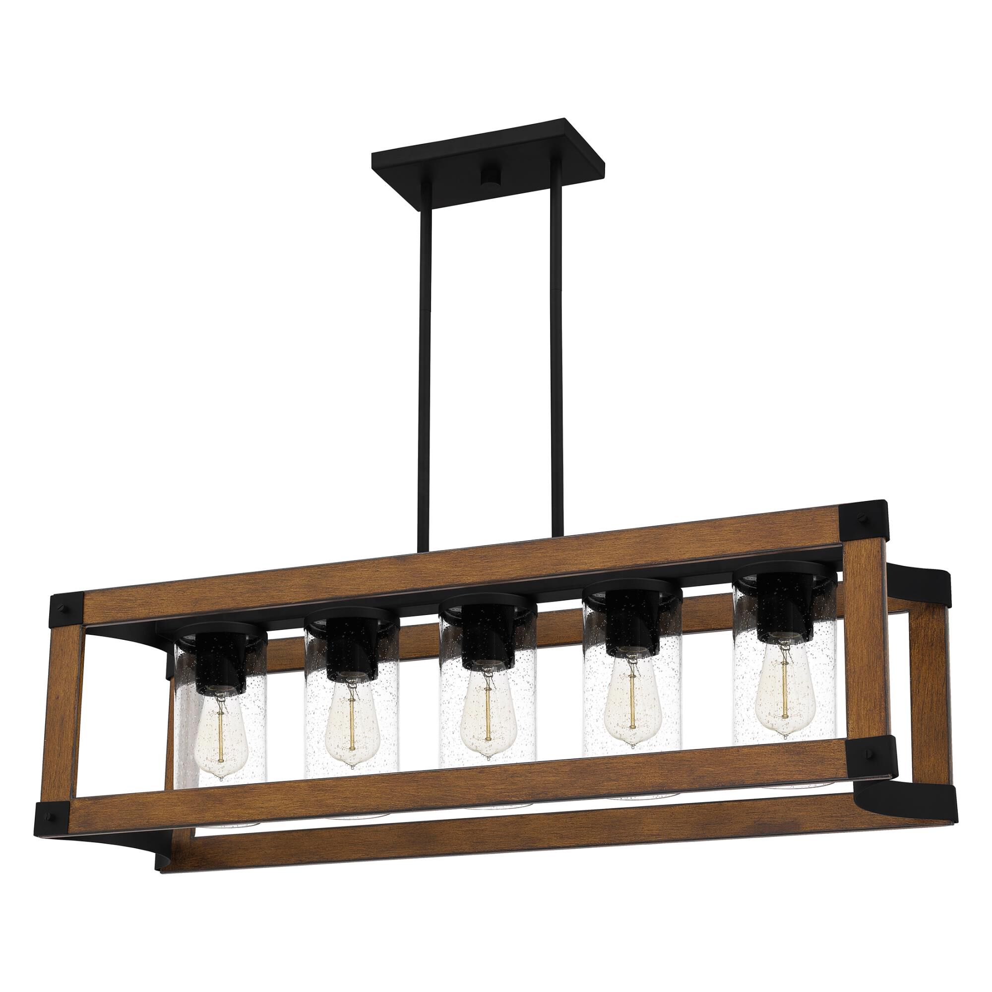 Rylan 36 Inch 5 Light Linear Suspension Light by Quoizel
