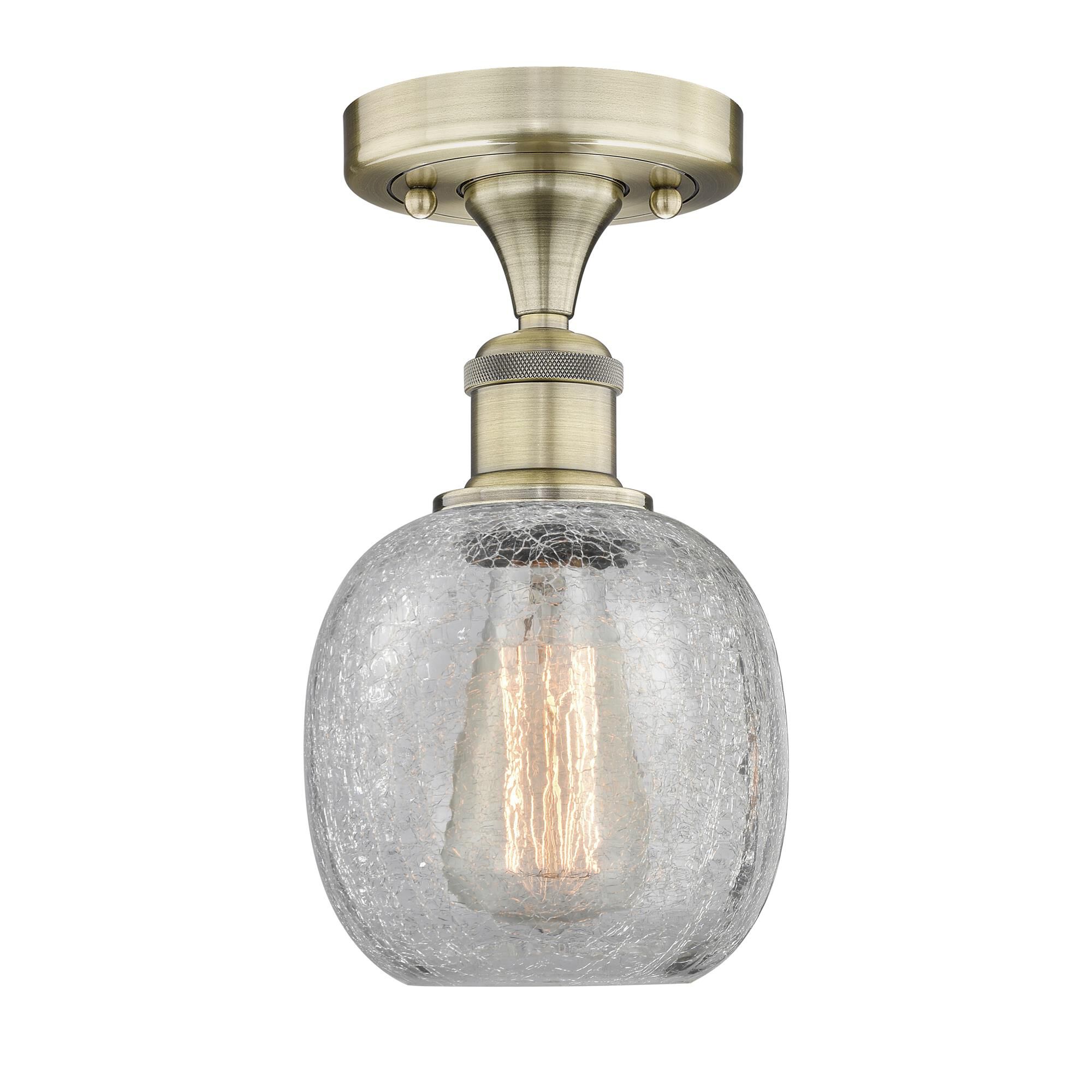 Bruno Marashlian Belfast 6 Inch 1 Light Semi Flush Mount by Innovations Lighting