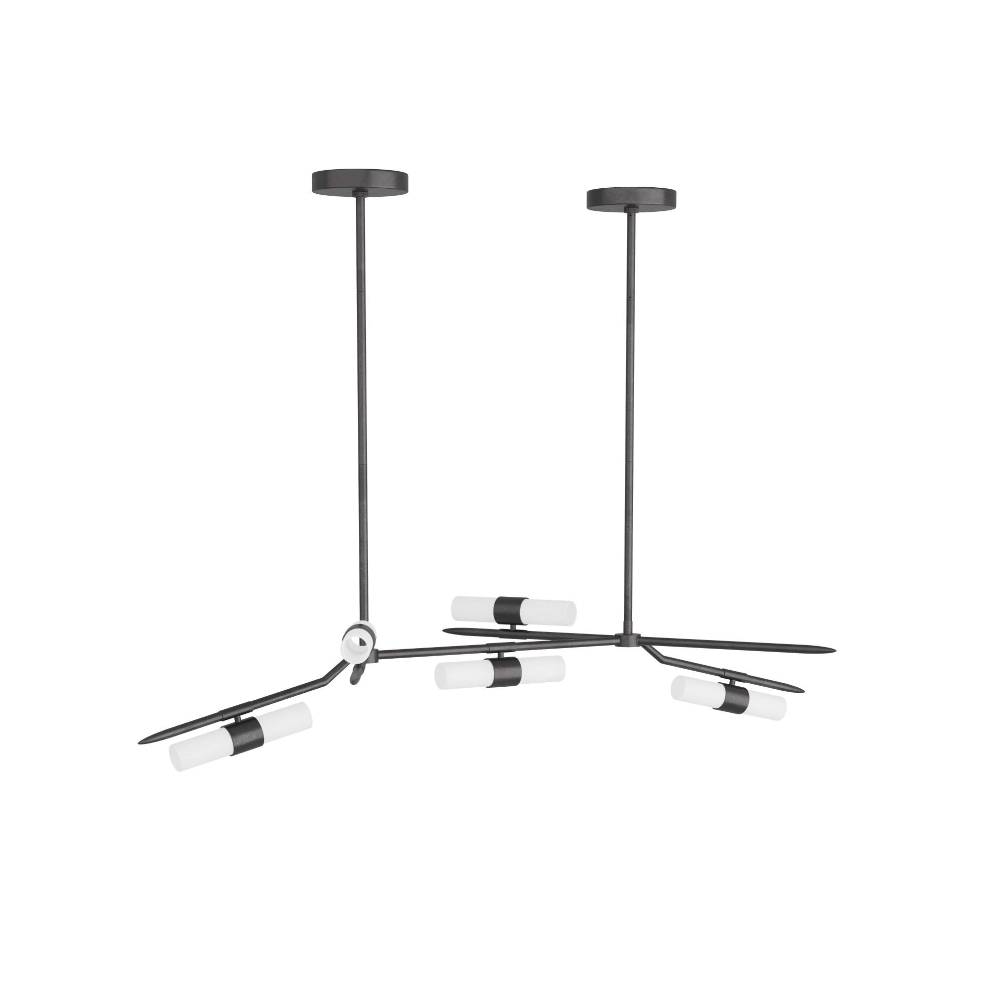 Travis 62 Inch 8 Light LED Linear Suspension Light by Arteriors Home