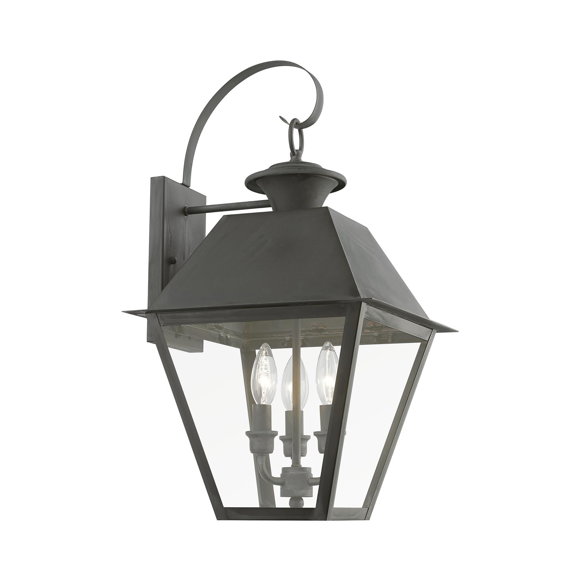 Wentworth 22 Inch Tall 3 Light Outdoor Hanging Lantern by Livex Lighting