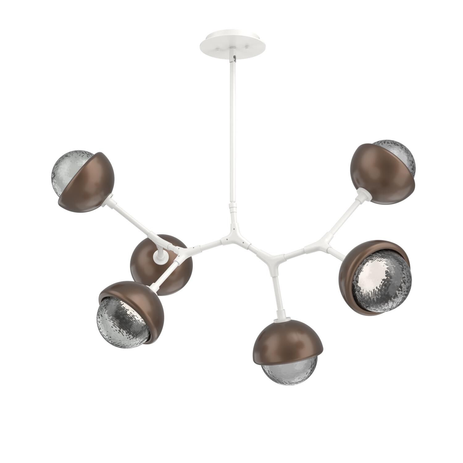 Levi Wilson Cabochon 31 Inch Linear Suspension Light by Hammerton Studio