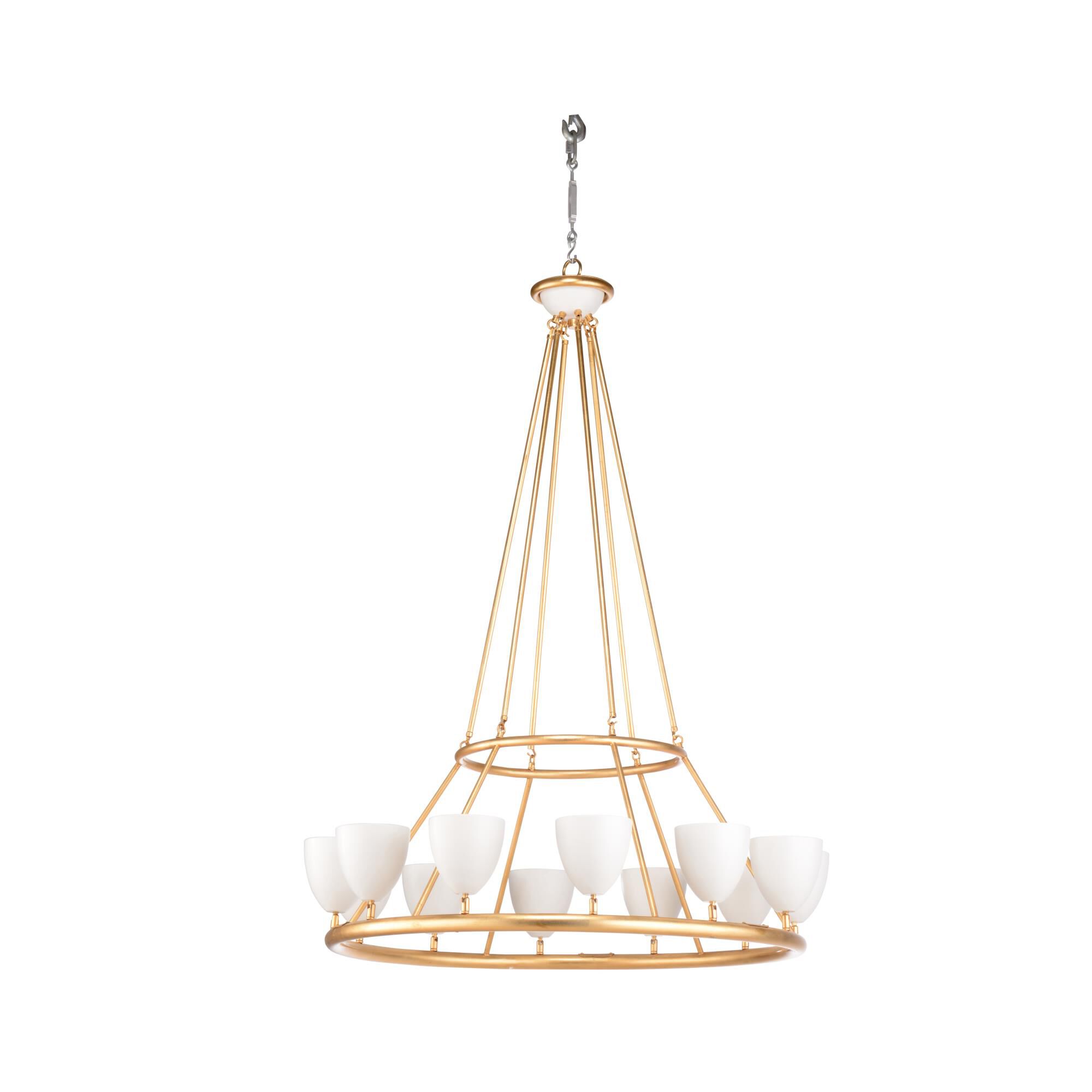 Larry Laslo Marilyn 36 Inch 12 Light Chandelier by Wildwood