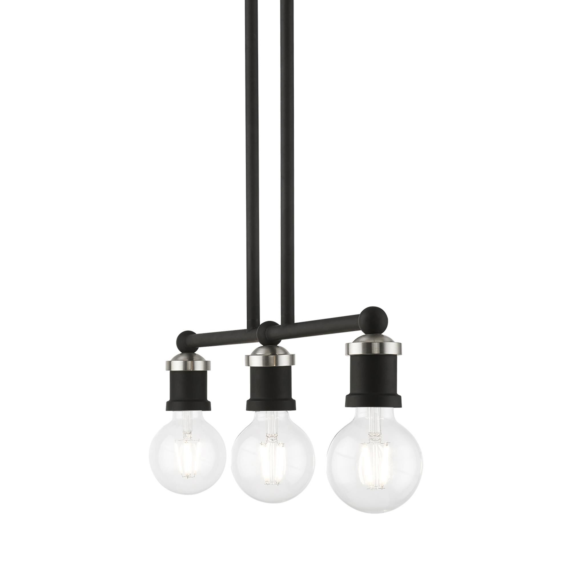 Lansdale 24 Inch 3 Light Linear Suspension Light by Livex Lighting
