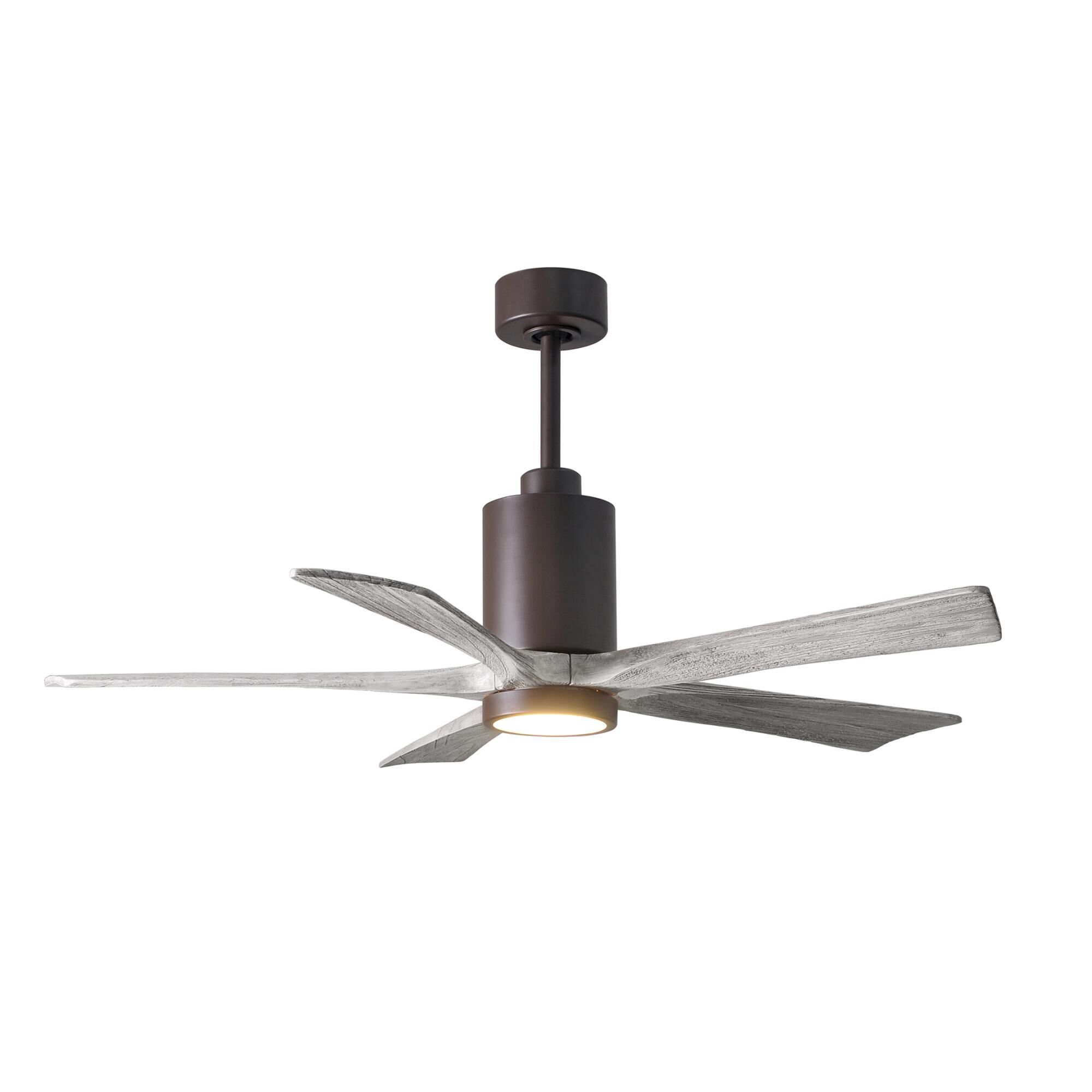 Patricia 52 Inch Ceiling Fan with Light Kit by Matthews Fan Company