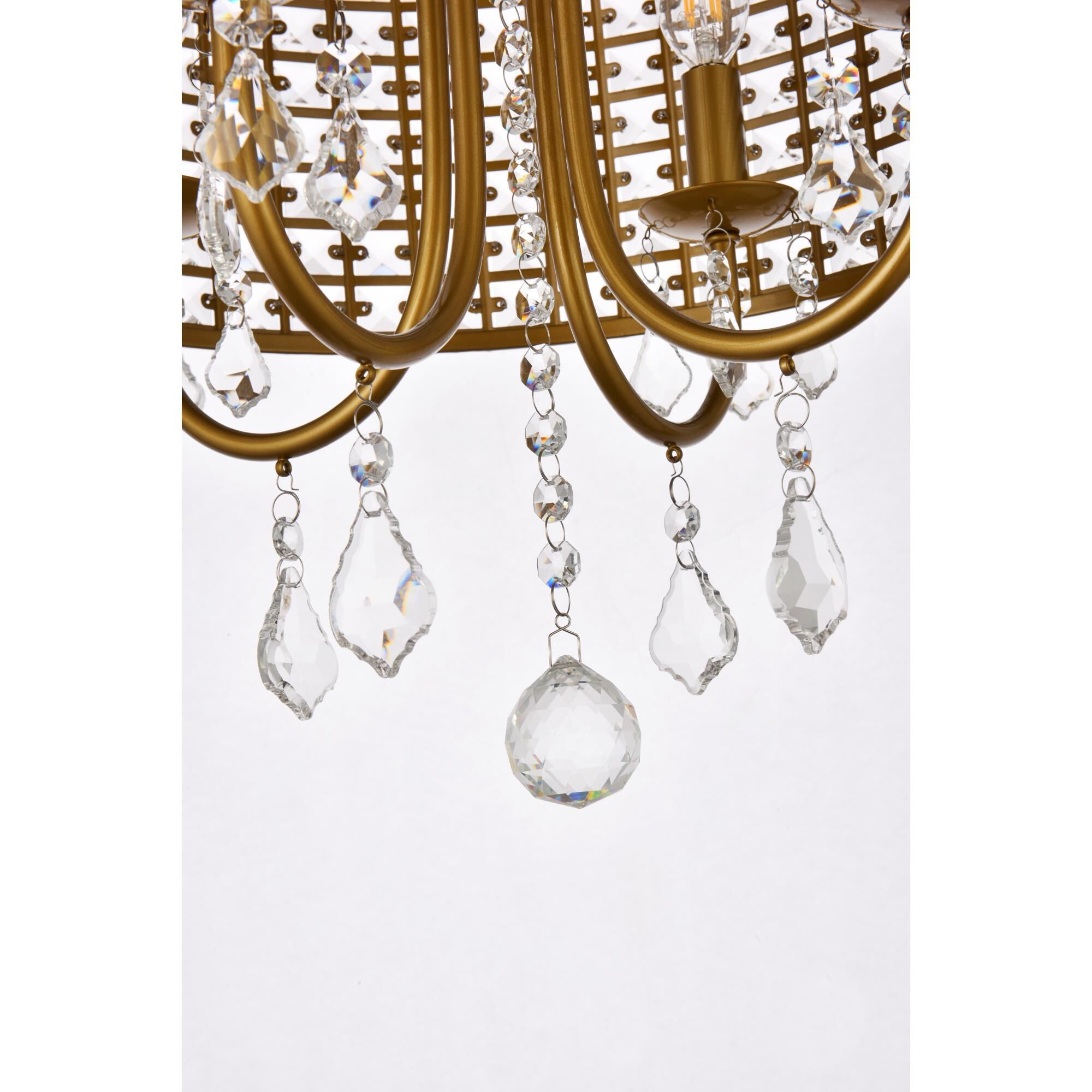 Elise Semi Flush Mount by Elegant Lighting