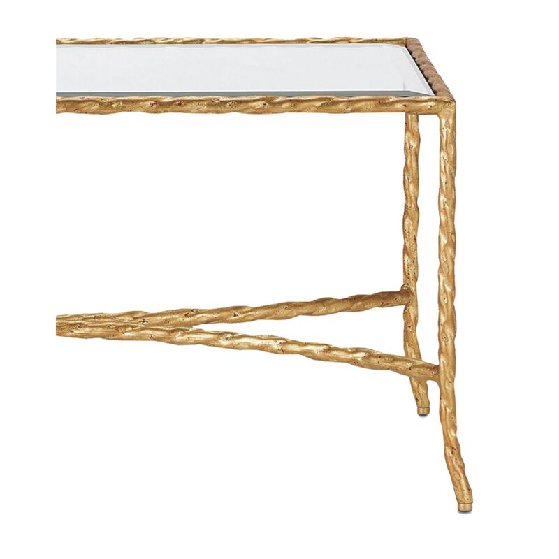 Gilt Console Table by Currey and Company