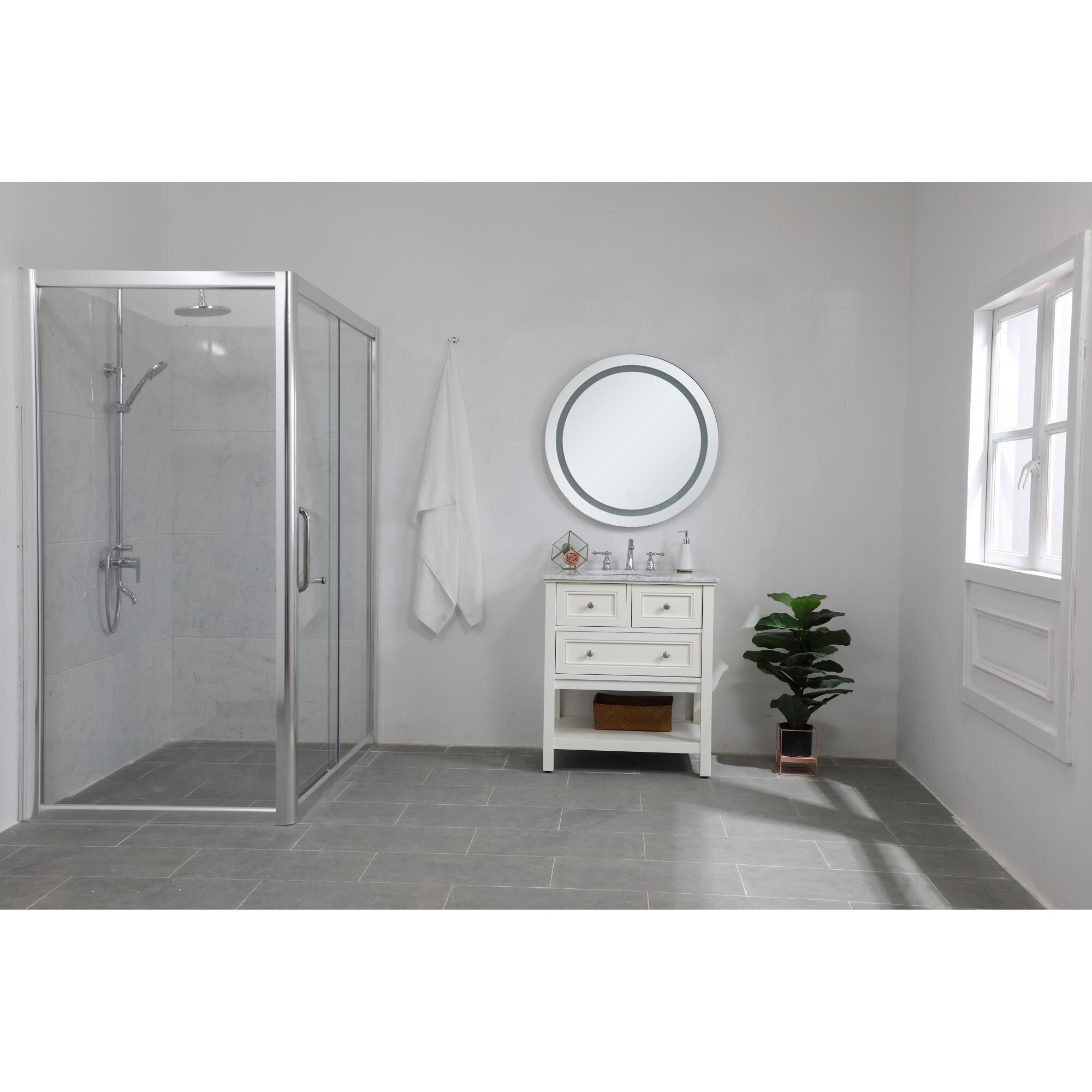 Helios LED Lighted Mirrors by Elegant Decor