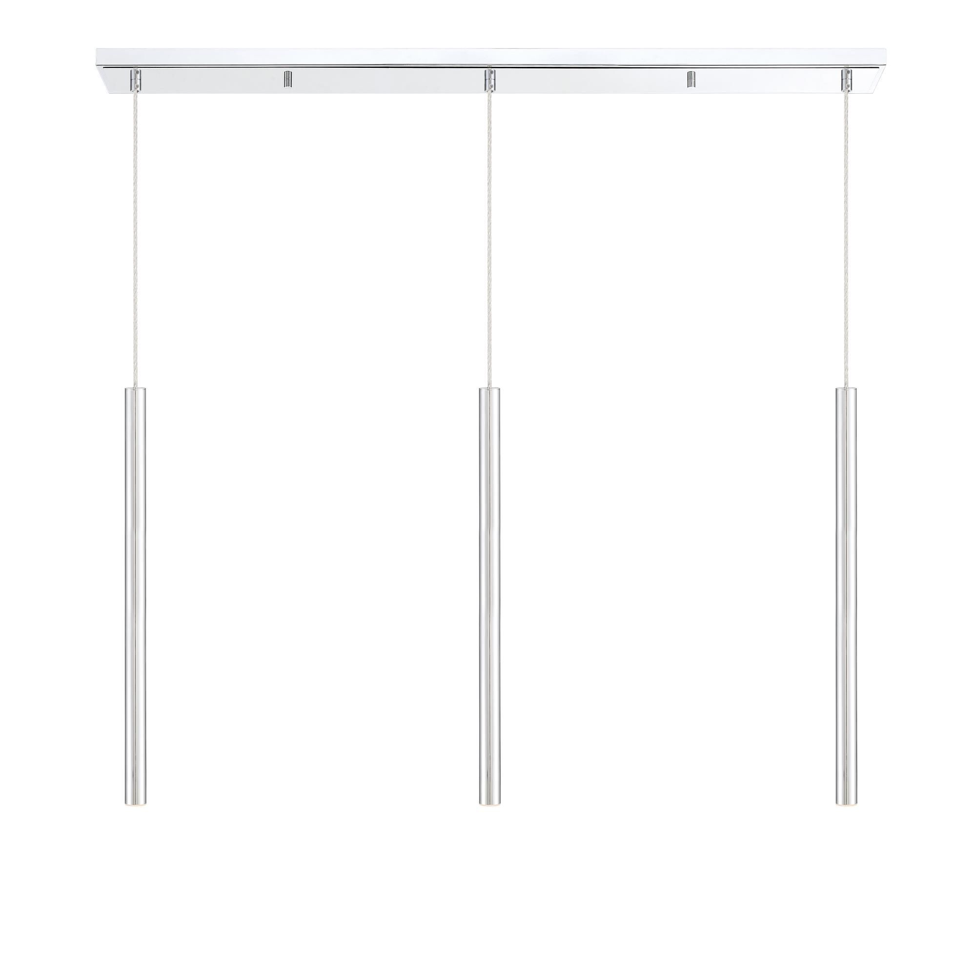 Forest 46 Inch 3 Light LED Linear Suspension Light by Z-Lite