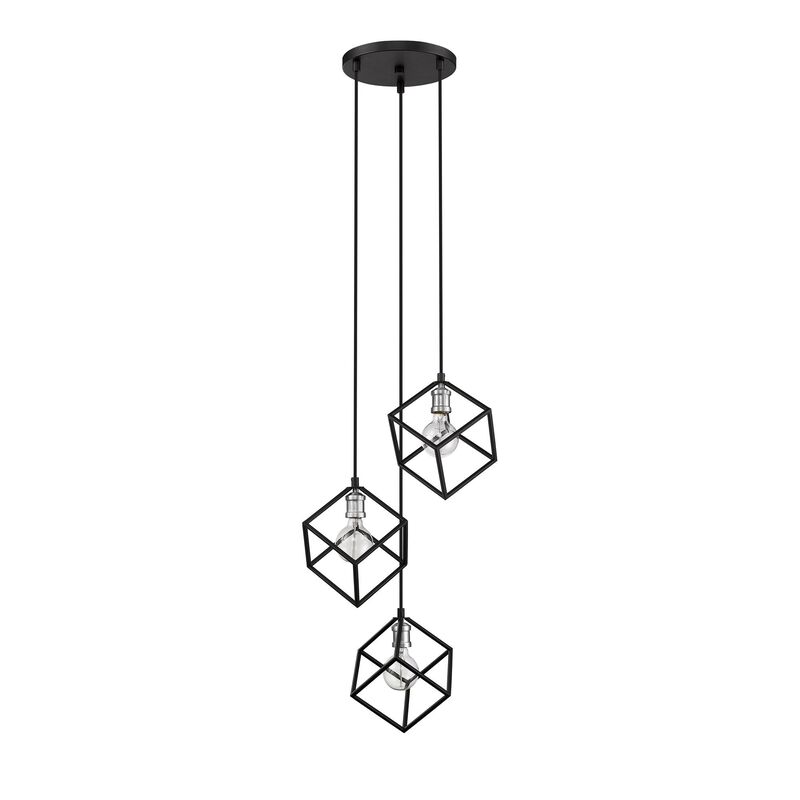 Vertical 18 Inch 3 Light Mini Chandelier by Z-Lite