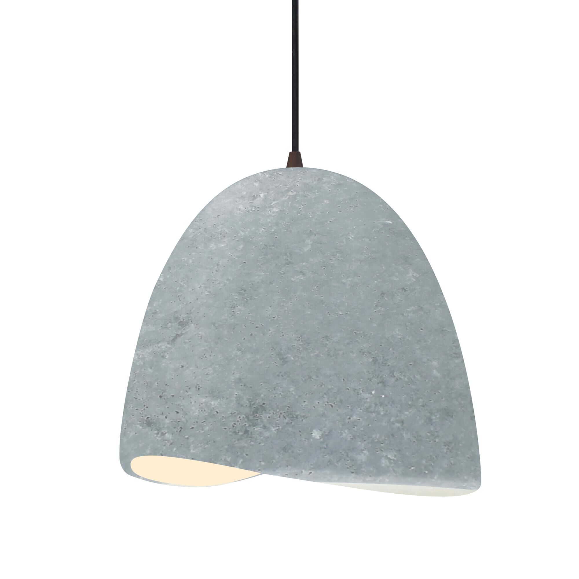 Shown in Matte Black finish and Concrete shade