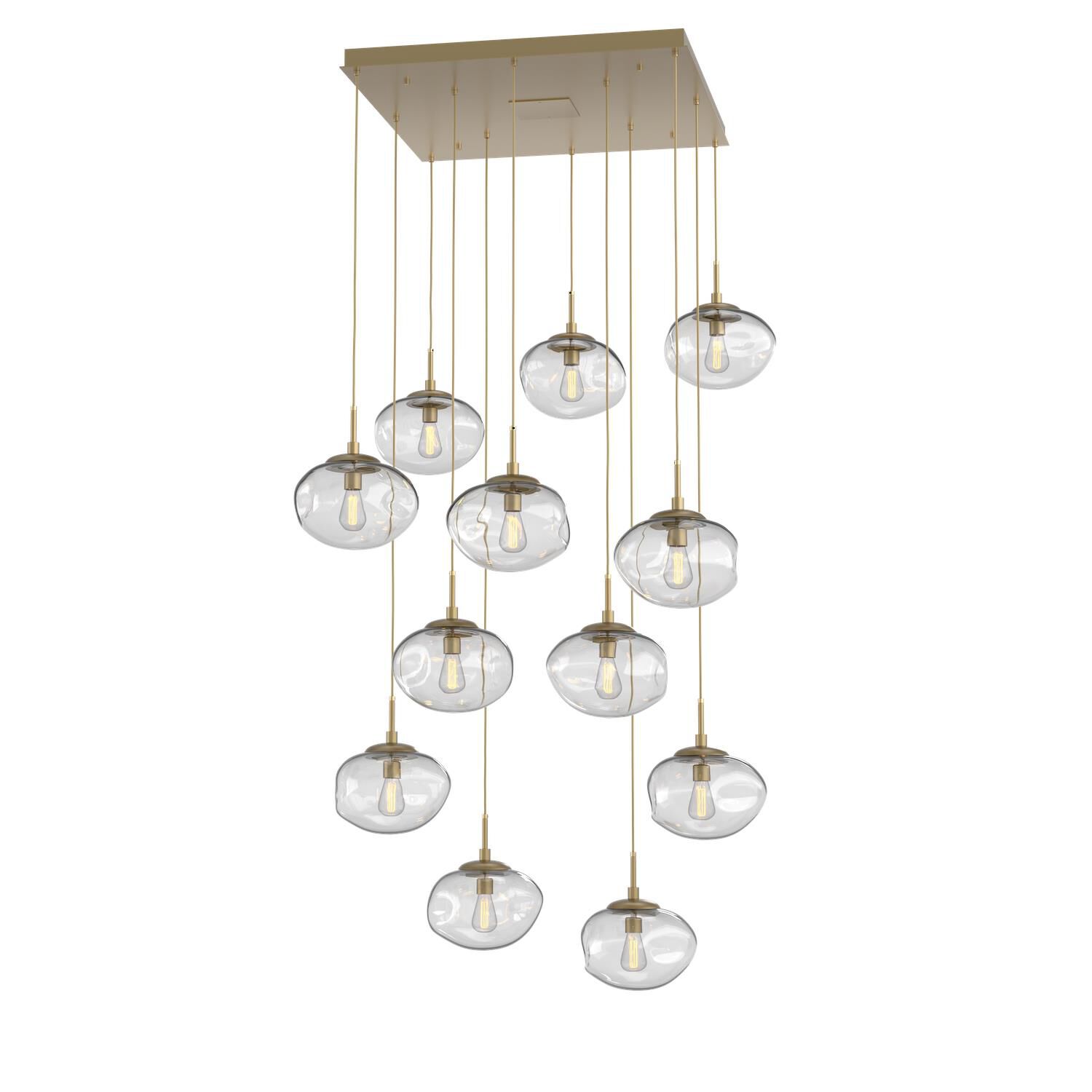 Levi Wilson Nebula 38 Inch 12 Light Multi Light Pendant by Hammerton Studio