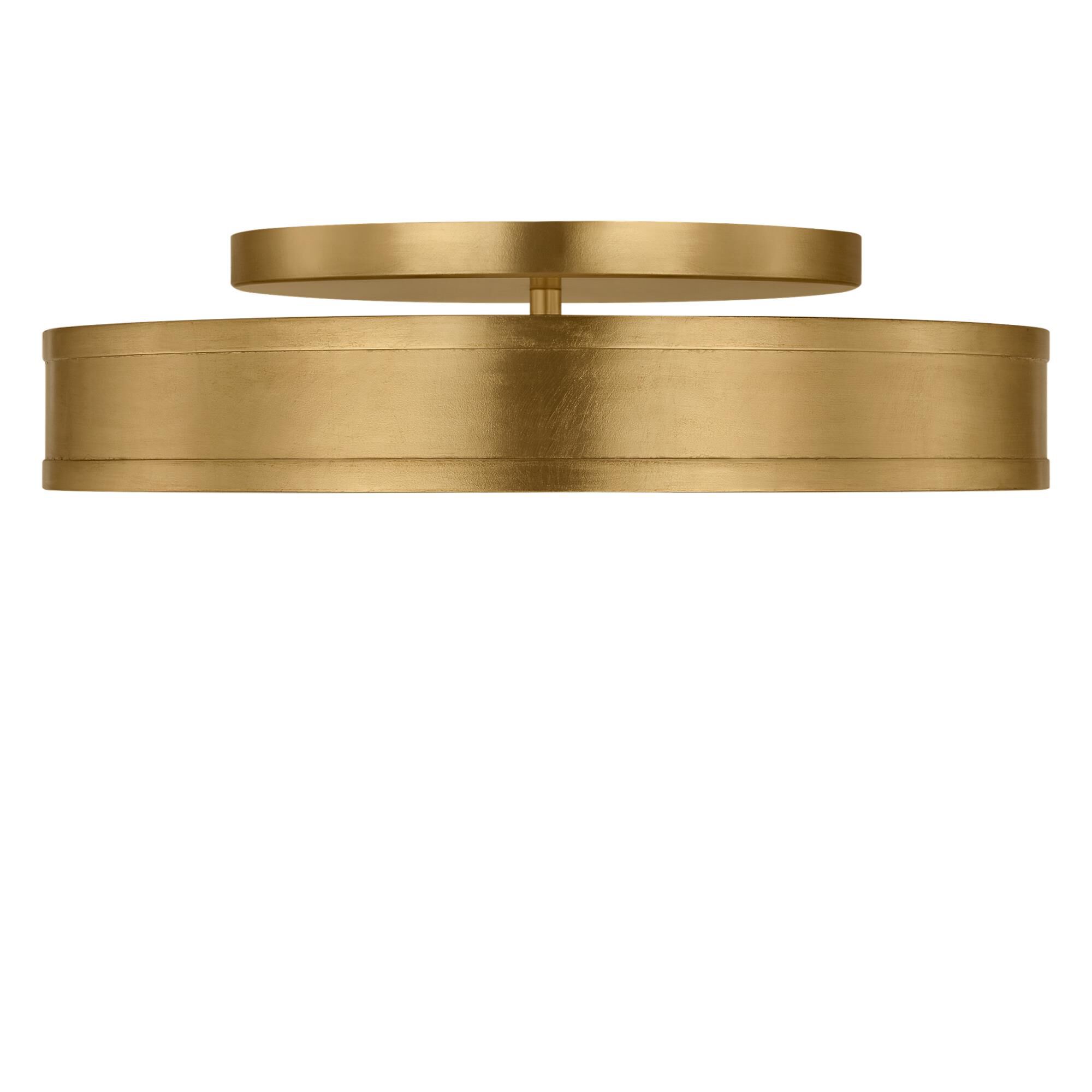 Shown in Gild finish and White glass