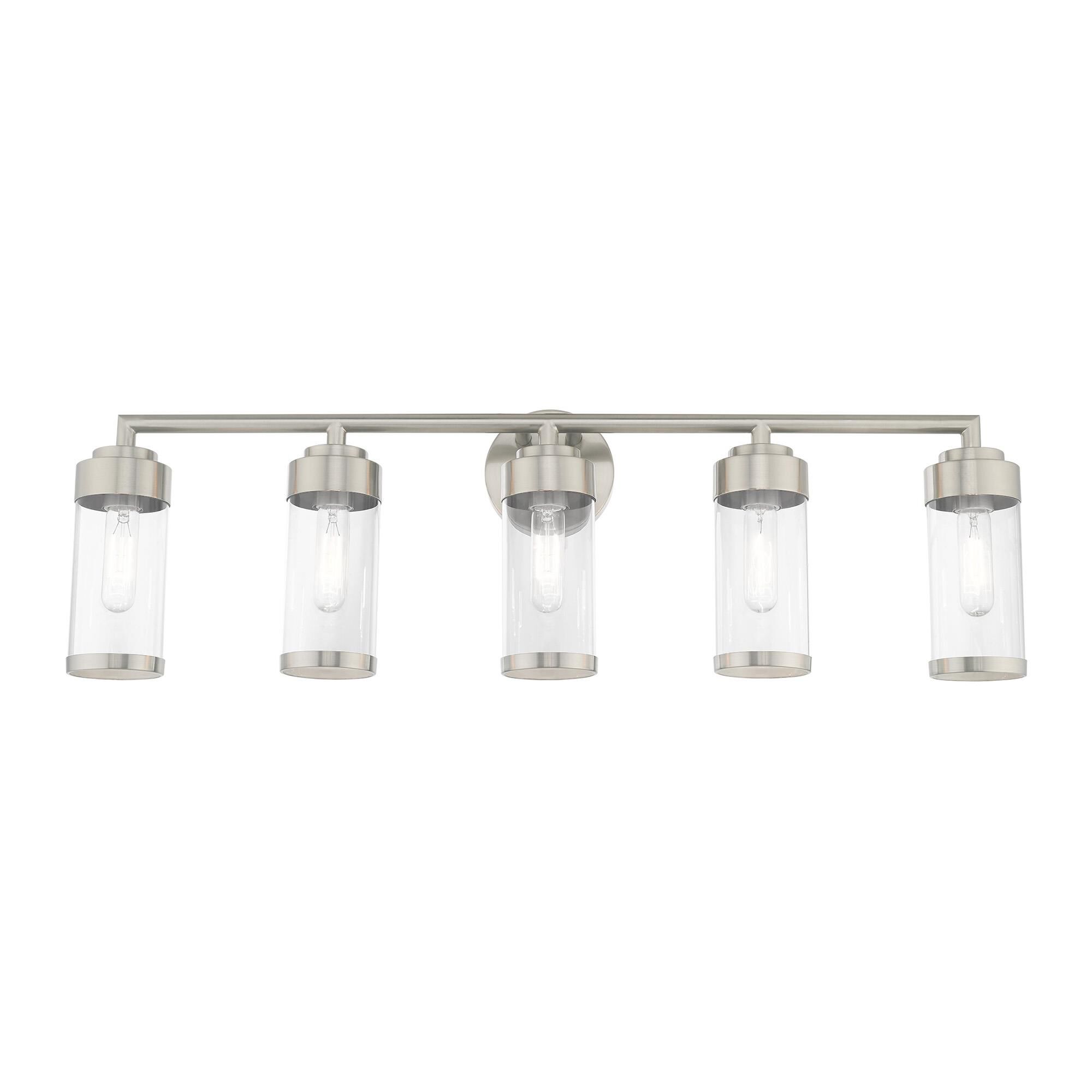 Hillcrest 35 Inch 5 Light Bath Vanity Light by Livex Lighting