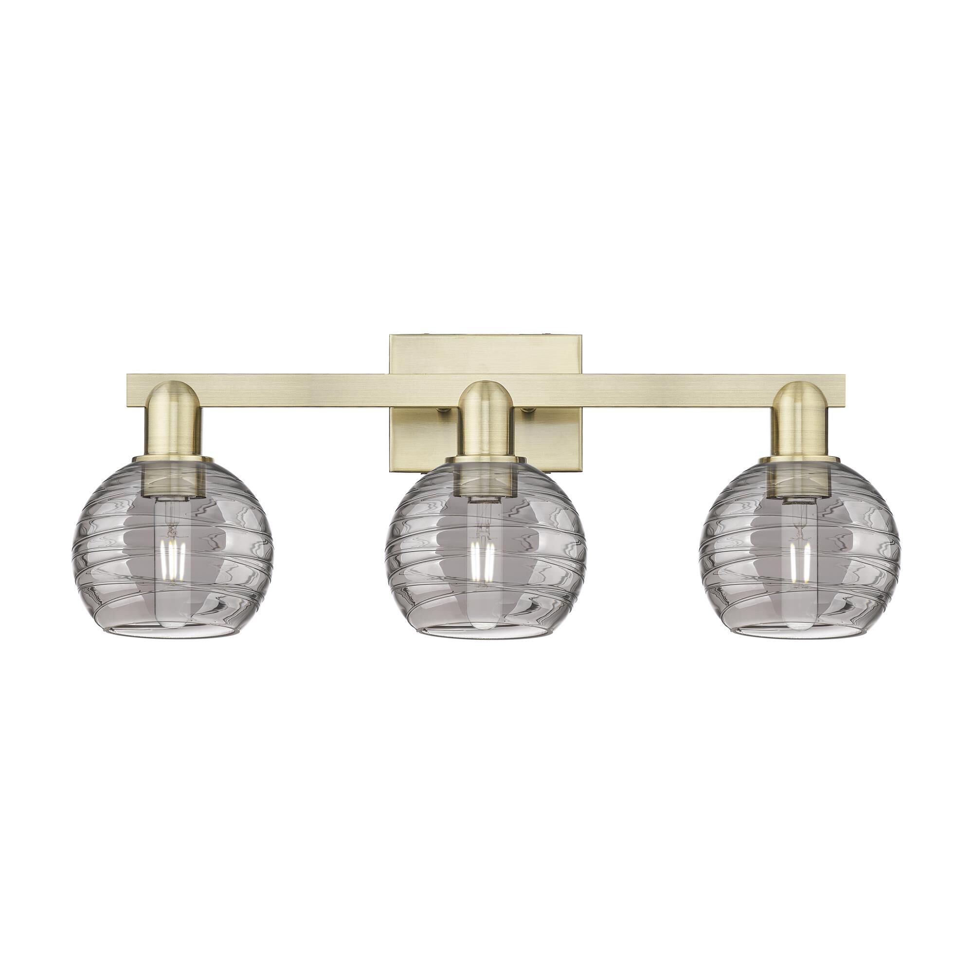 Bruno Marashlian Athens Deco Swirl 26 Inch Bath Vanity Light by Innovations Lighting