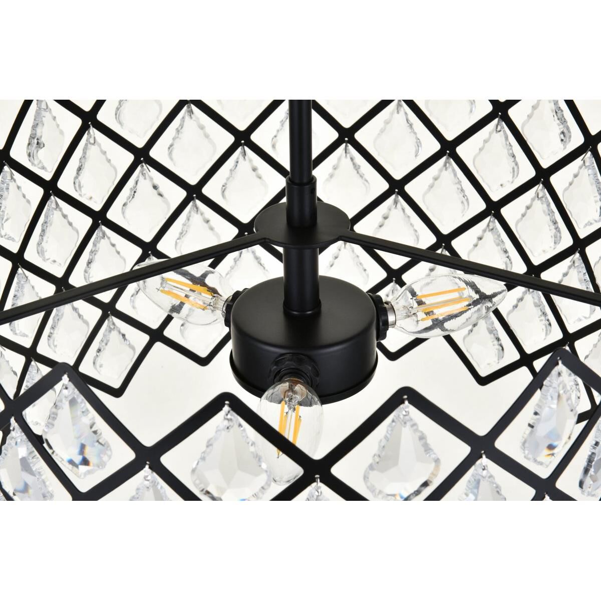 Lyla 16 Inch Large Pendant by Elegant Lighting