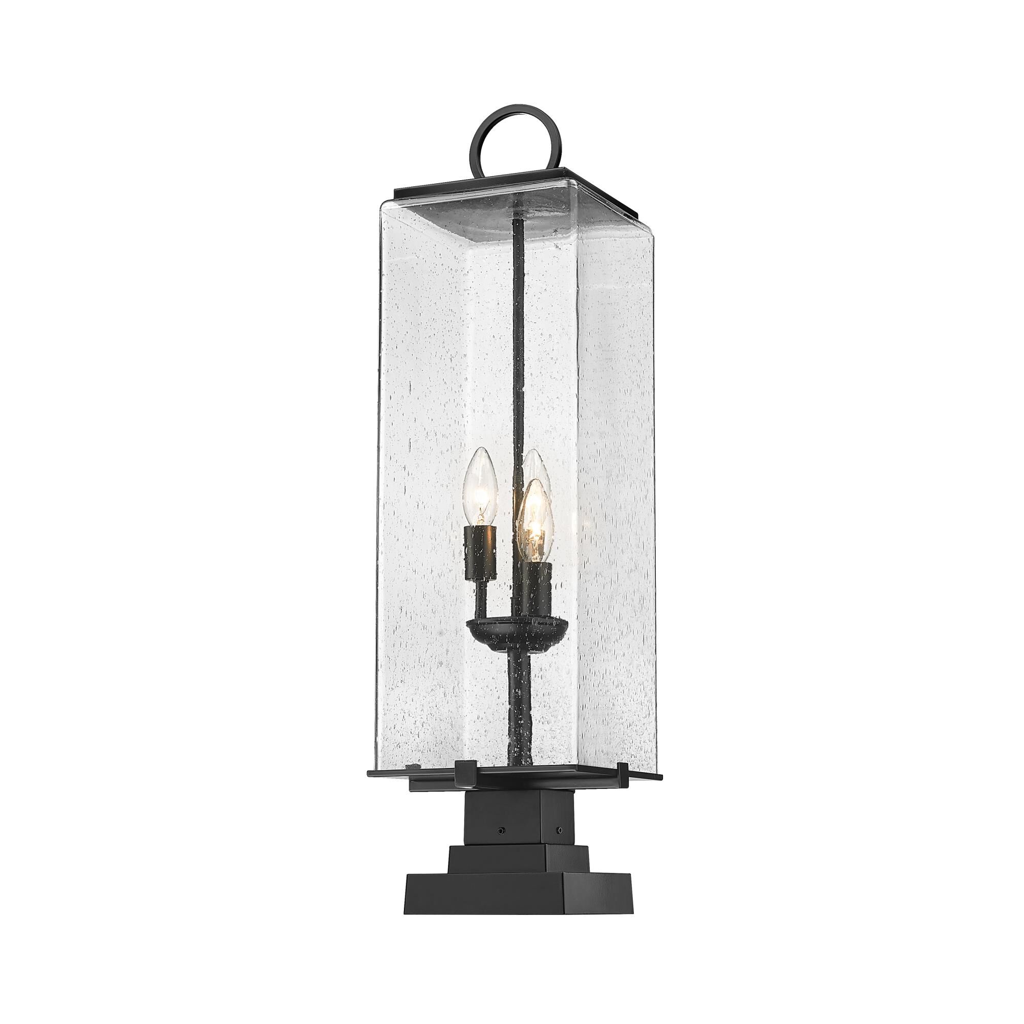 Sana 28 Inch Tall 3 Light Outdoor Pier Lamp by Z-Lite
