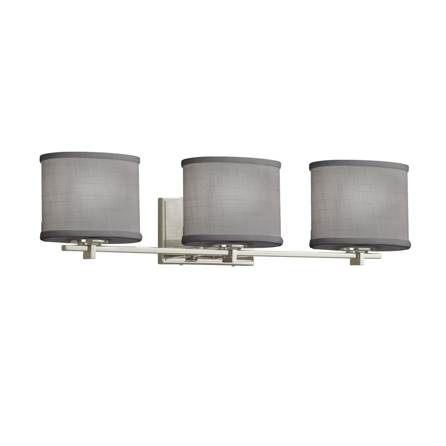 Textile 26 Inch 3 Light Bath Vanity Light by Justice Design Group