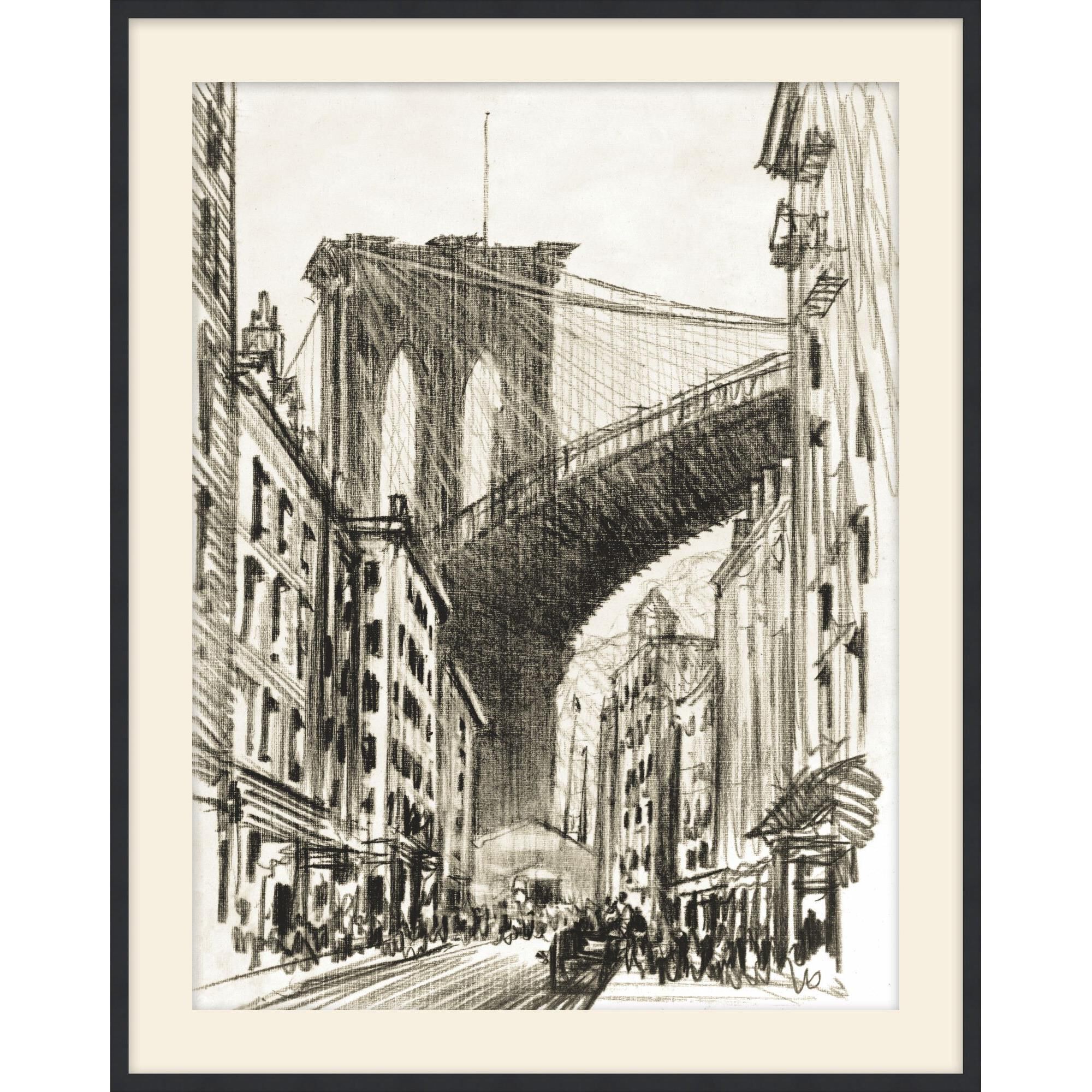 Studio L57 Nouvelle Under Brooklyn Bridge Print by LEVEL57