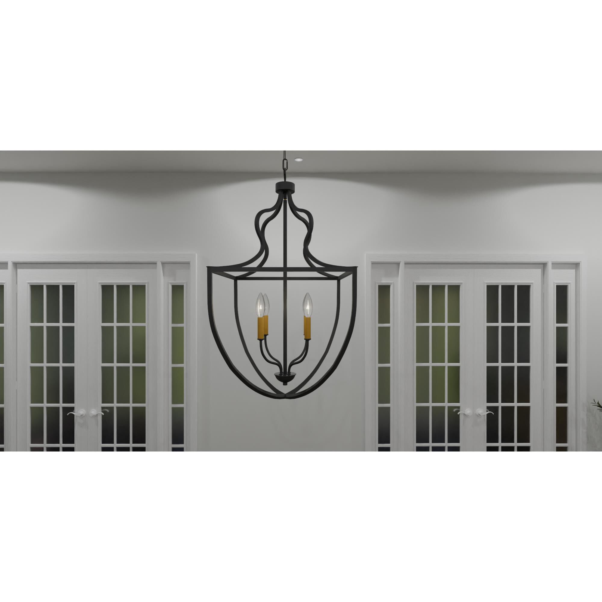 16.5 Inch 4 Light Large Pendant by Quoizel