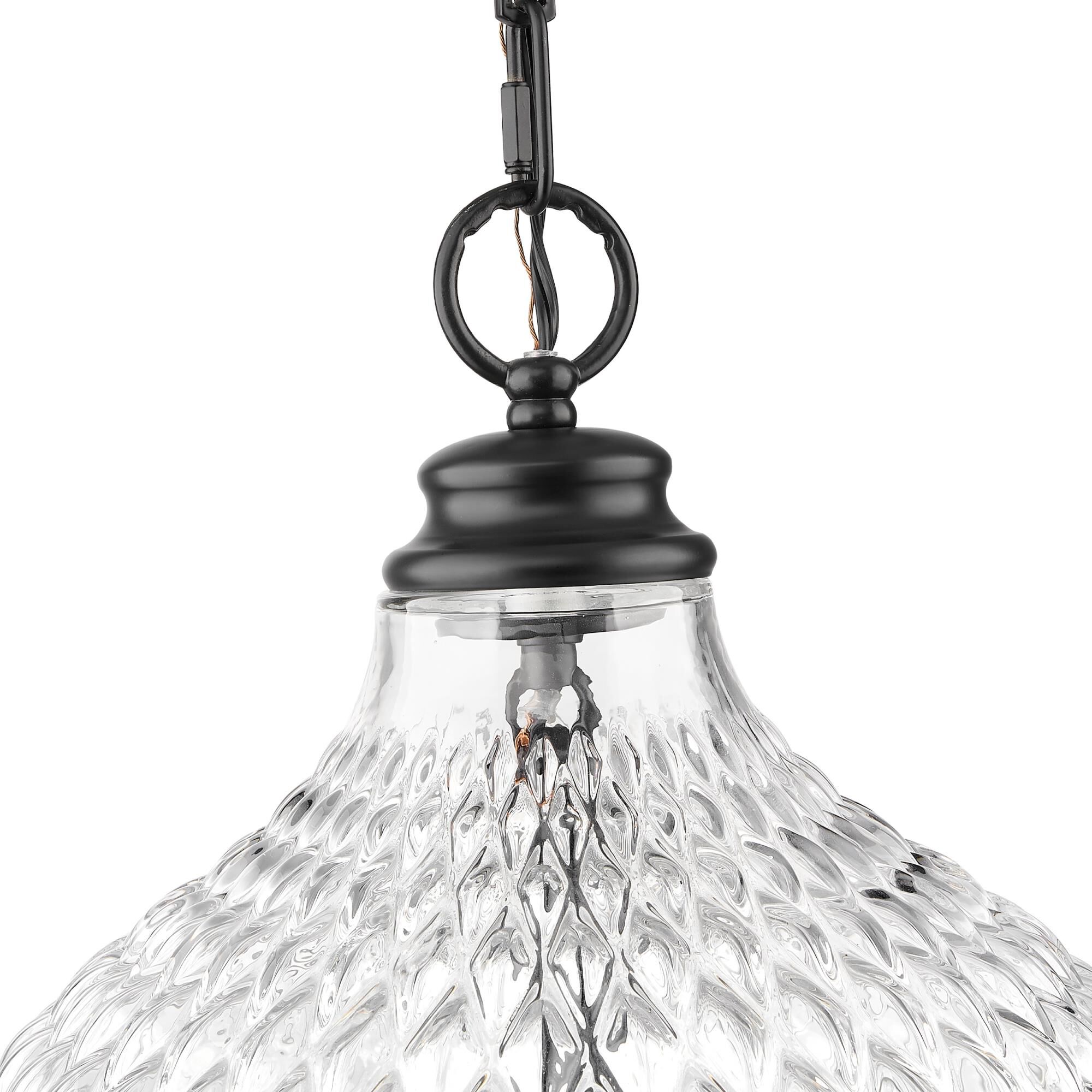 Adeline 11 Inch Mini Pendant by Golden Lighting