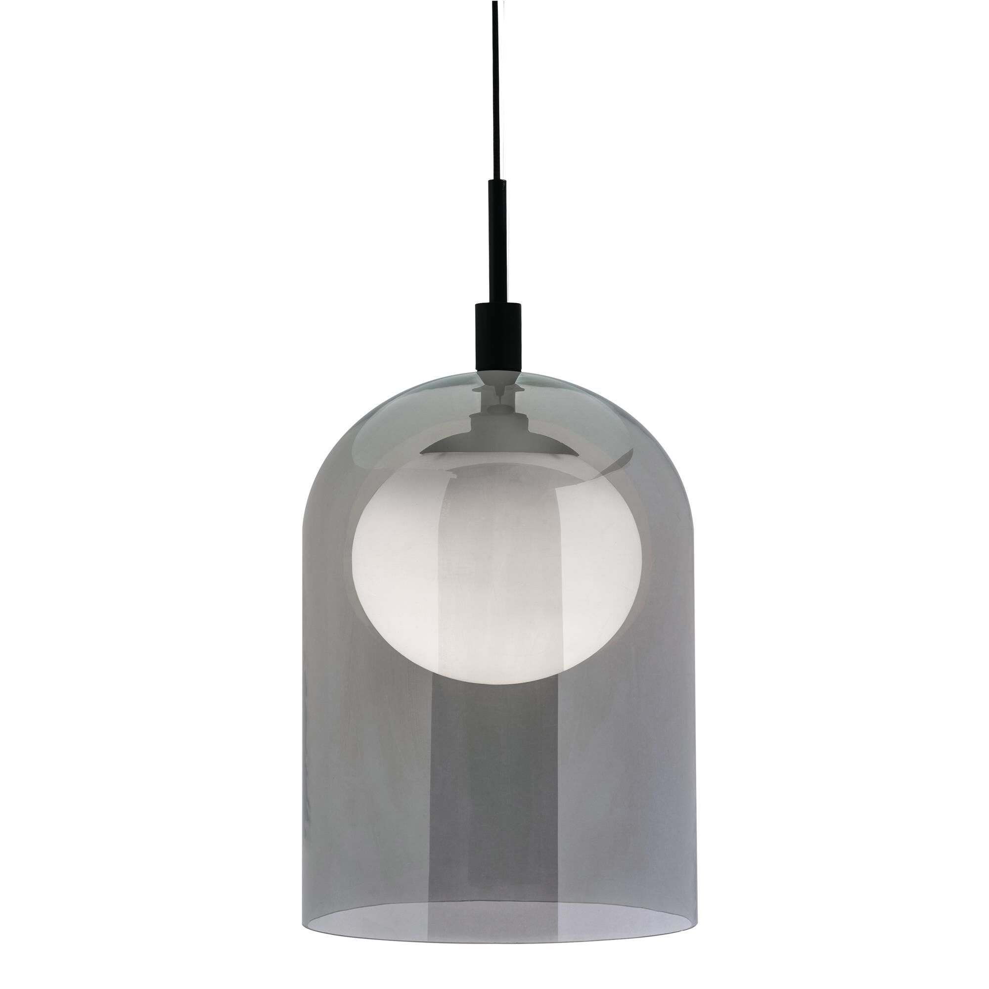 Shown in Black finish and Smoke shade