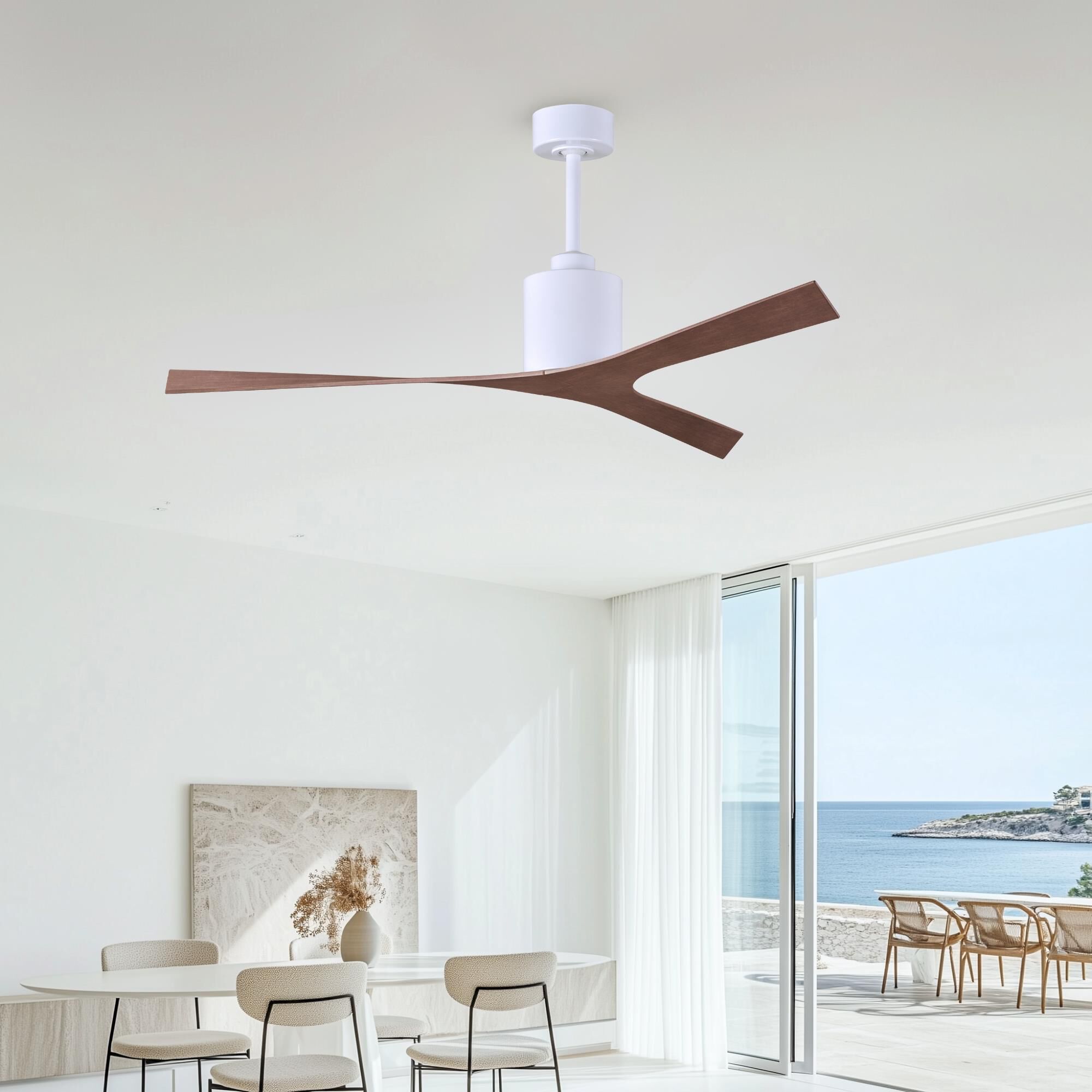 Molly 56 Inch Ceiling Fan with Light Kit by Matthews Fan Company
