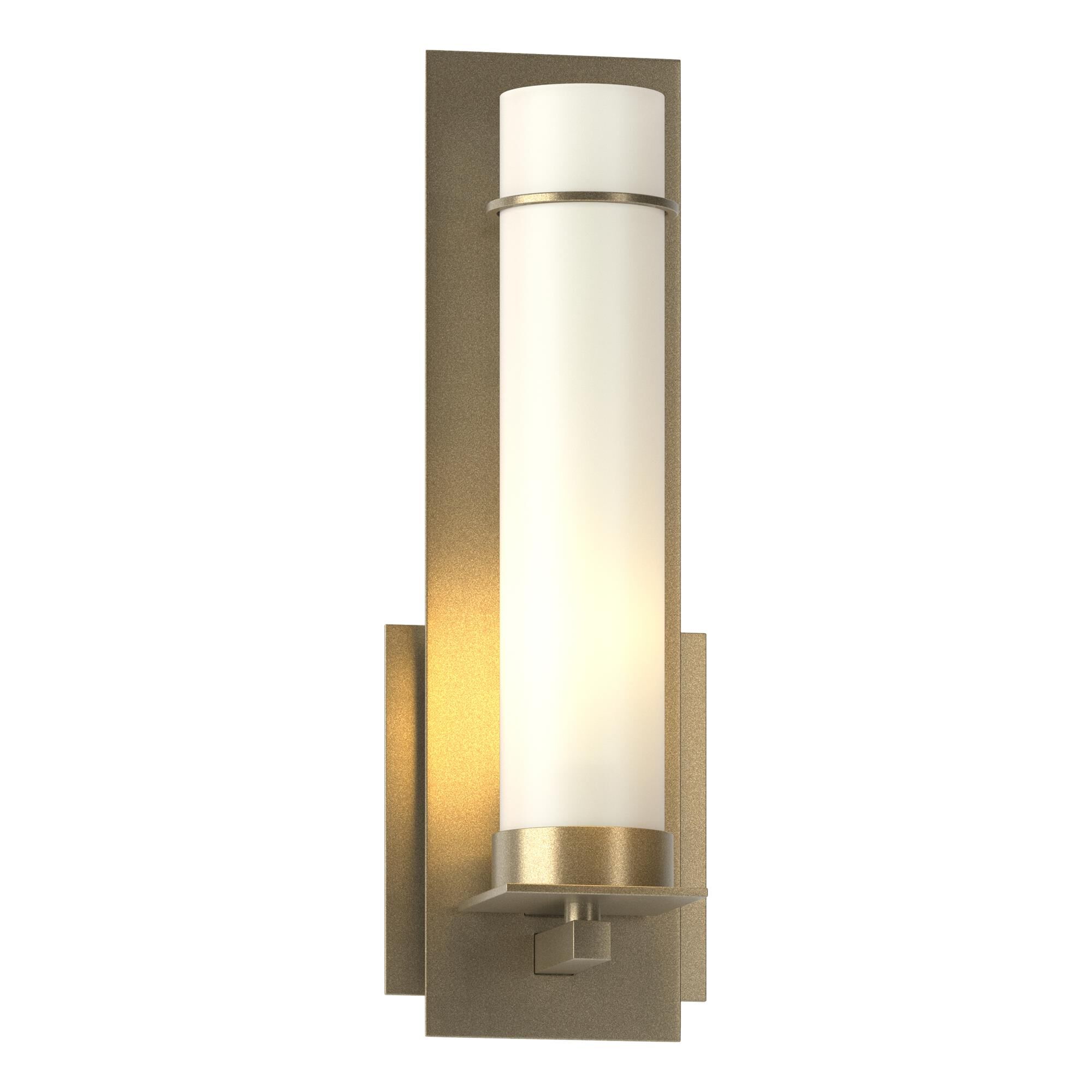 Shown in Soft Gold finish and Opal  glass