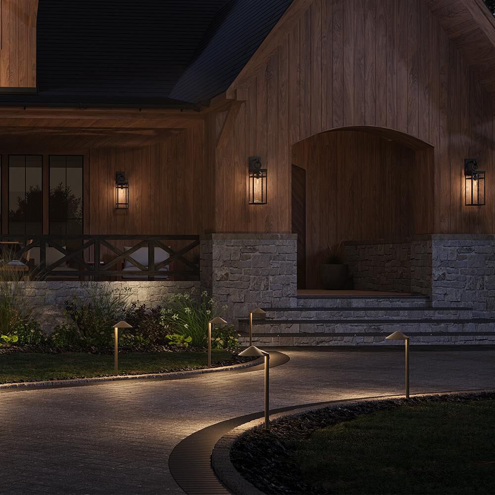 Shown in Black with Burnished Bronze Accents finish and Clear glass