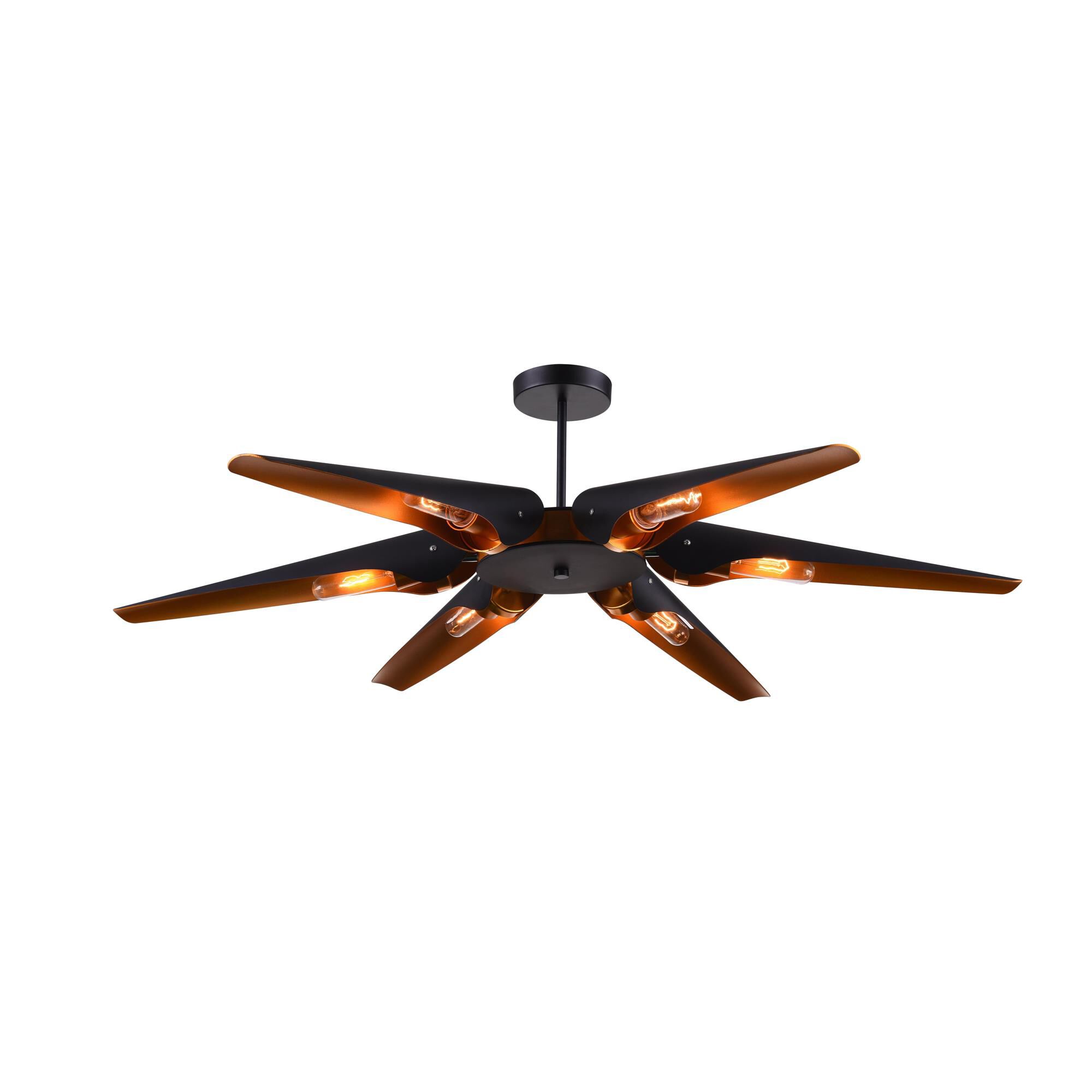 Amar 43 Inch 6 Light Chandelier by CWI Lighting