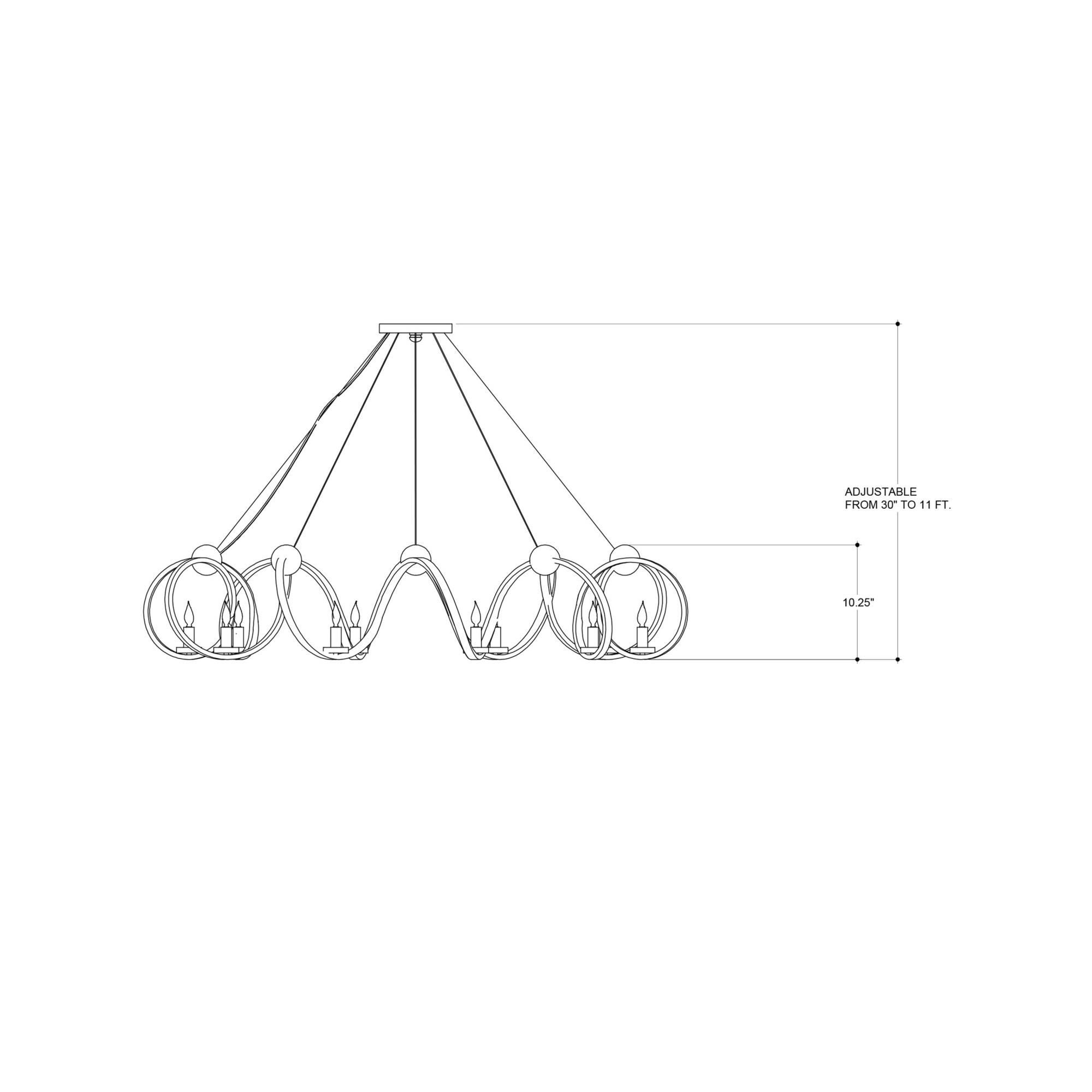 Quantum 31 Inch Large Pendant by Currey and Company