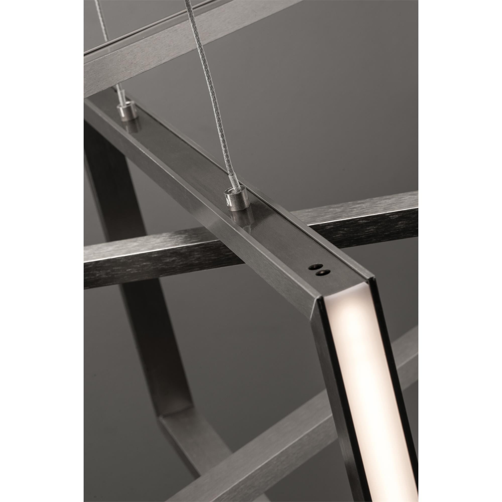 Shown in Satin Nickel finish and Satin Nickel Steel shade