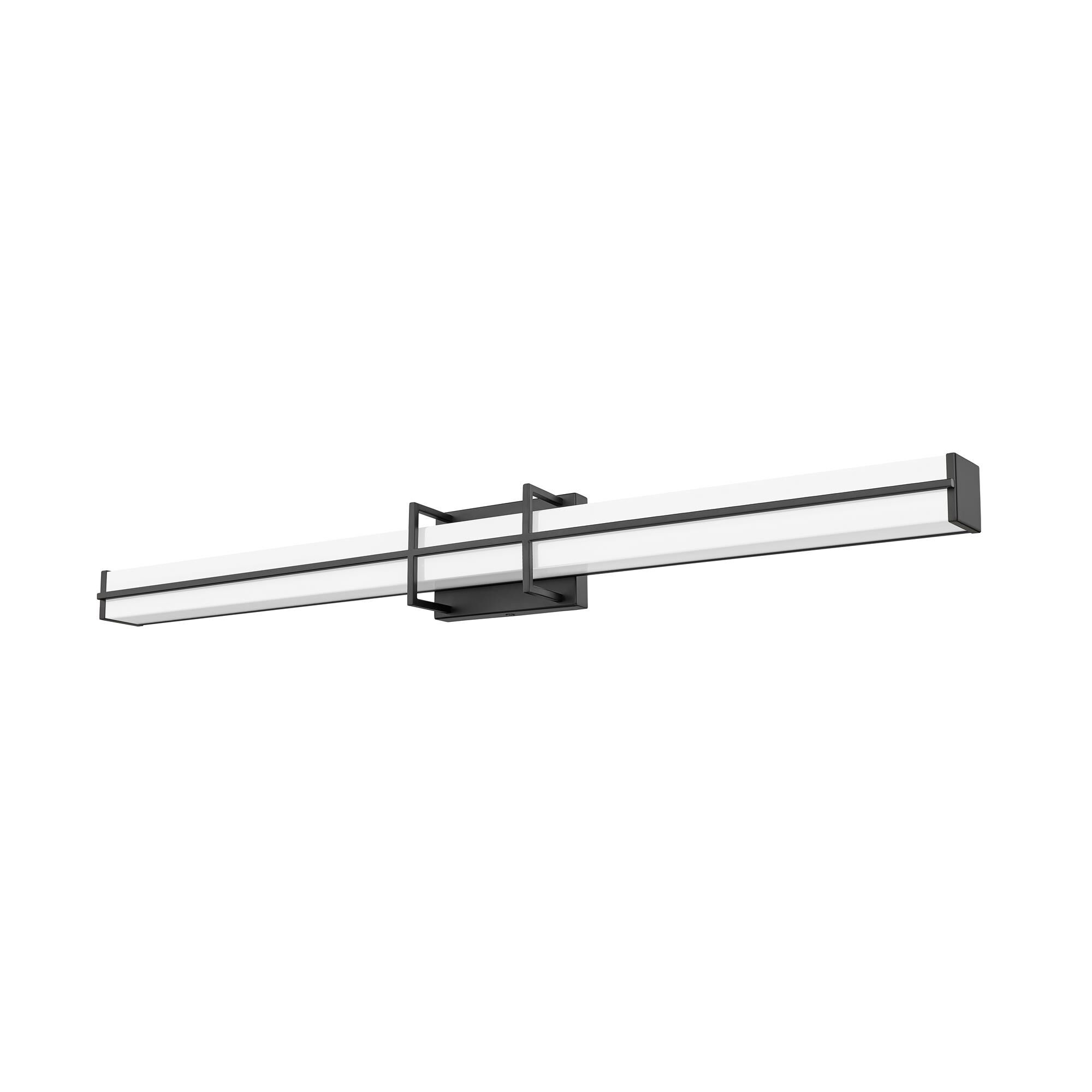 Shown in Matte Black finish and Frosted glass