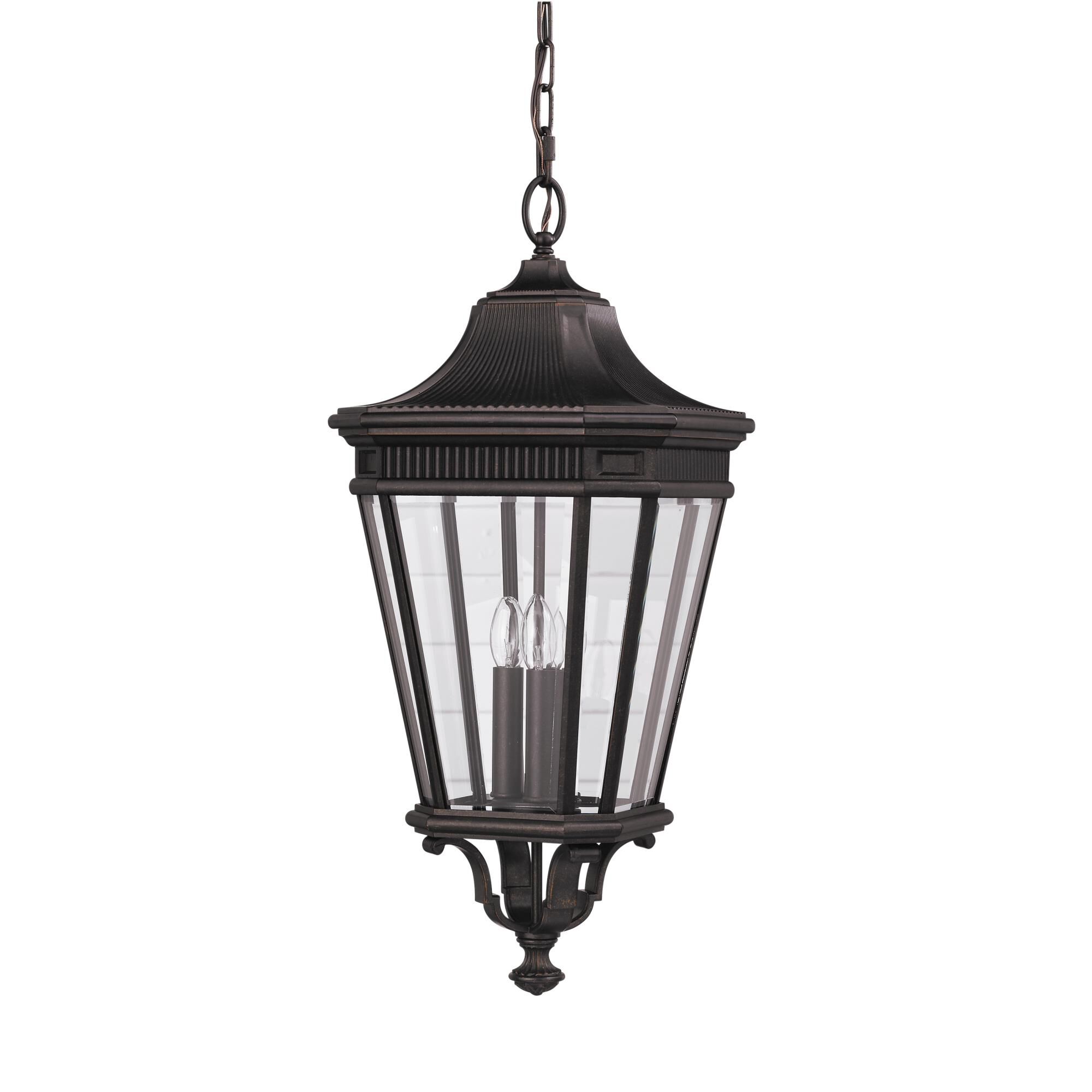 Cotswold Lane 26 Inch Tall 3 Light Outdoor Hanging Lantern by Generation Lighting