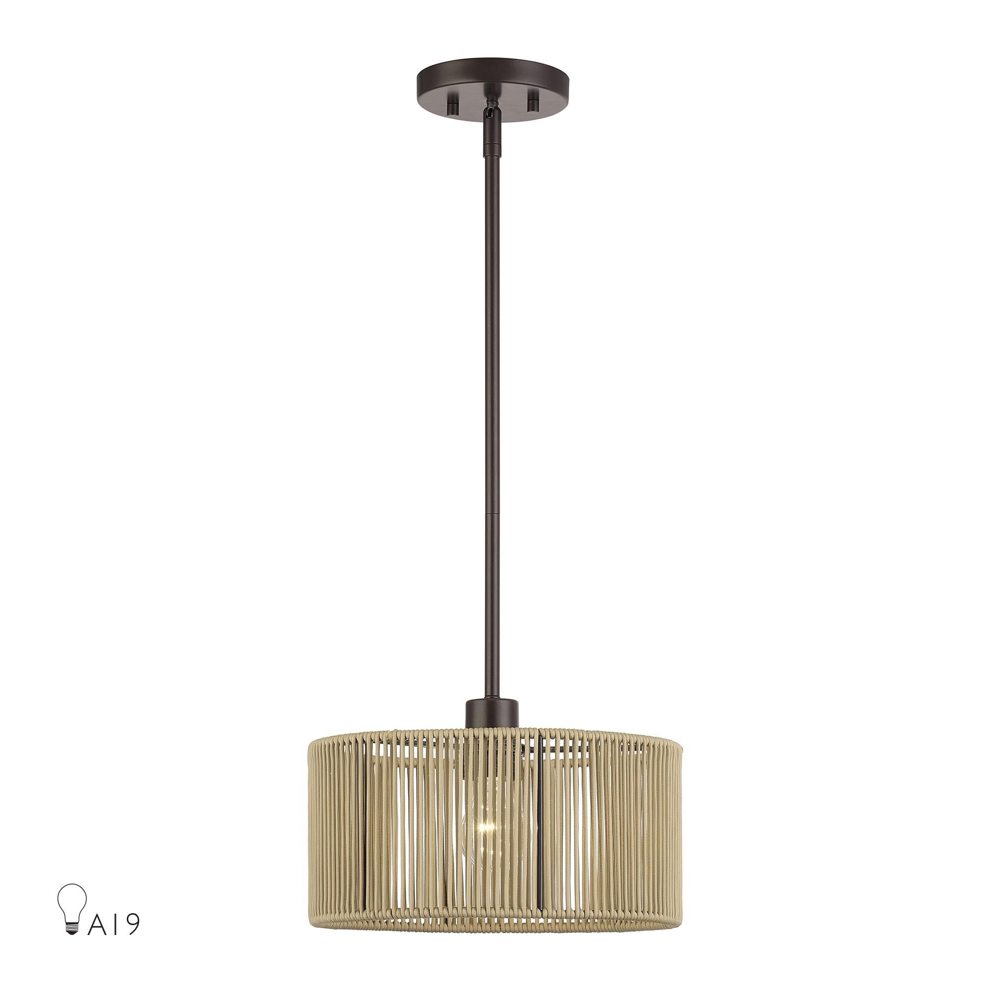 Acordia 12 Inch Mini Pendant by Livex Lighting