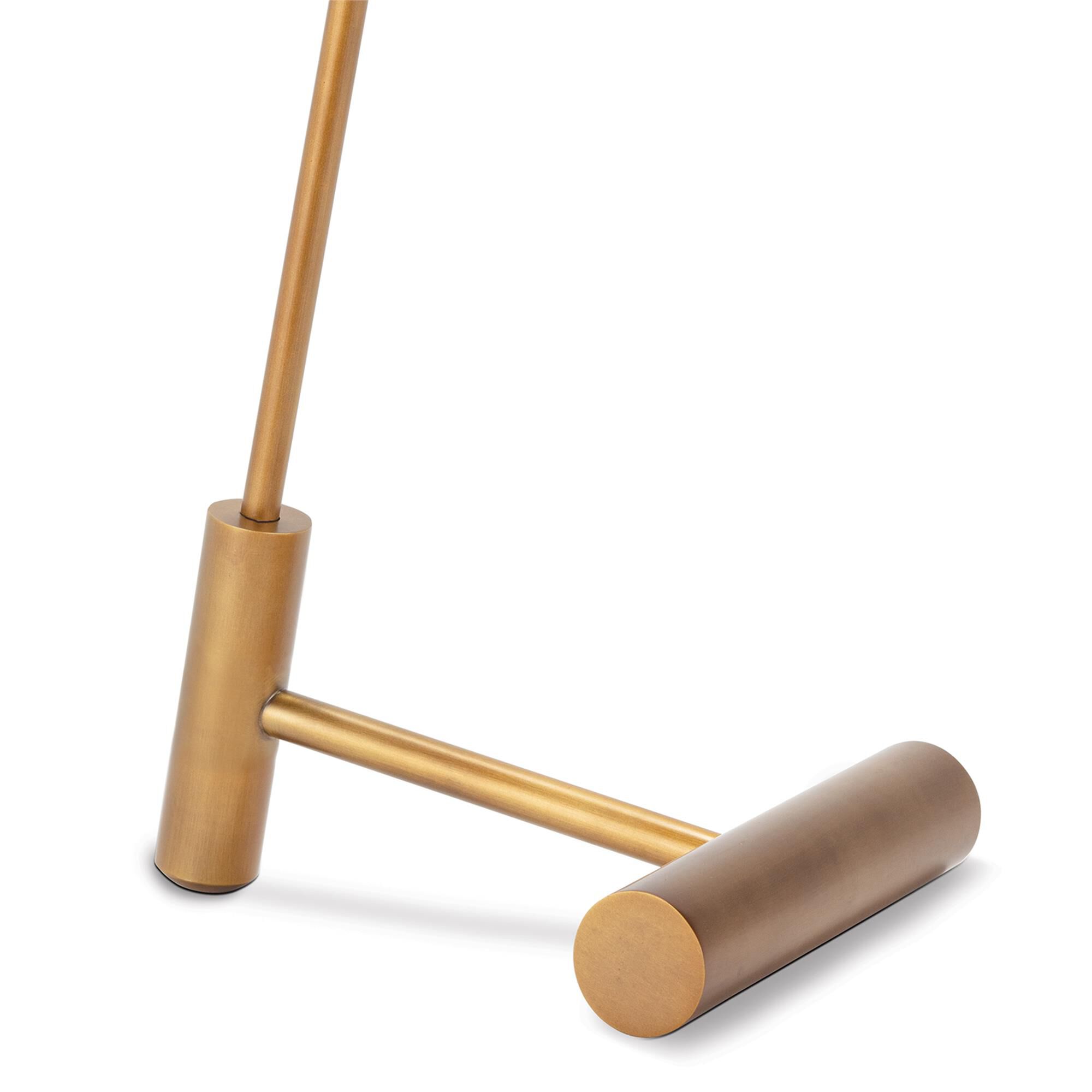 Shown in Blackened Brass finish and - None - shade