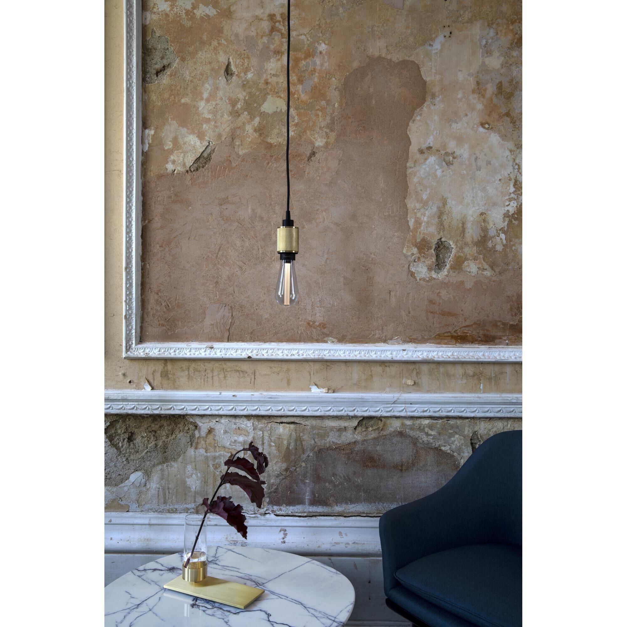 Heavy Metal Mini Pendant Light with Cross Detail by Buster and Punch