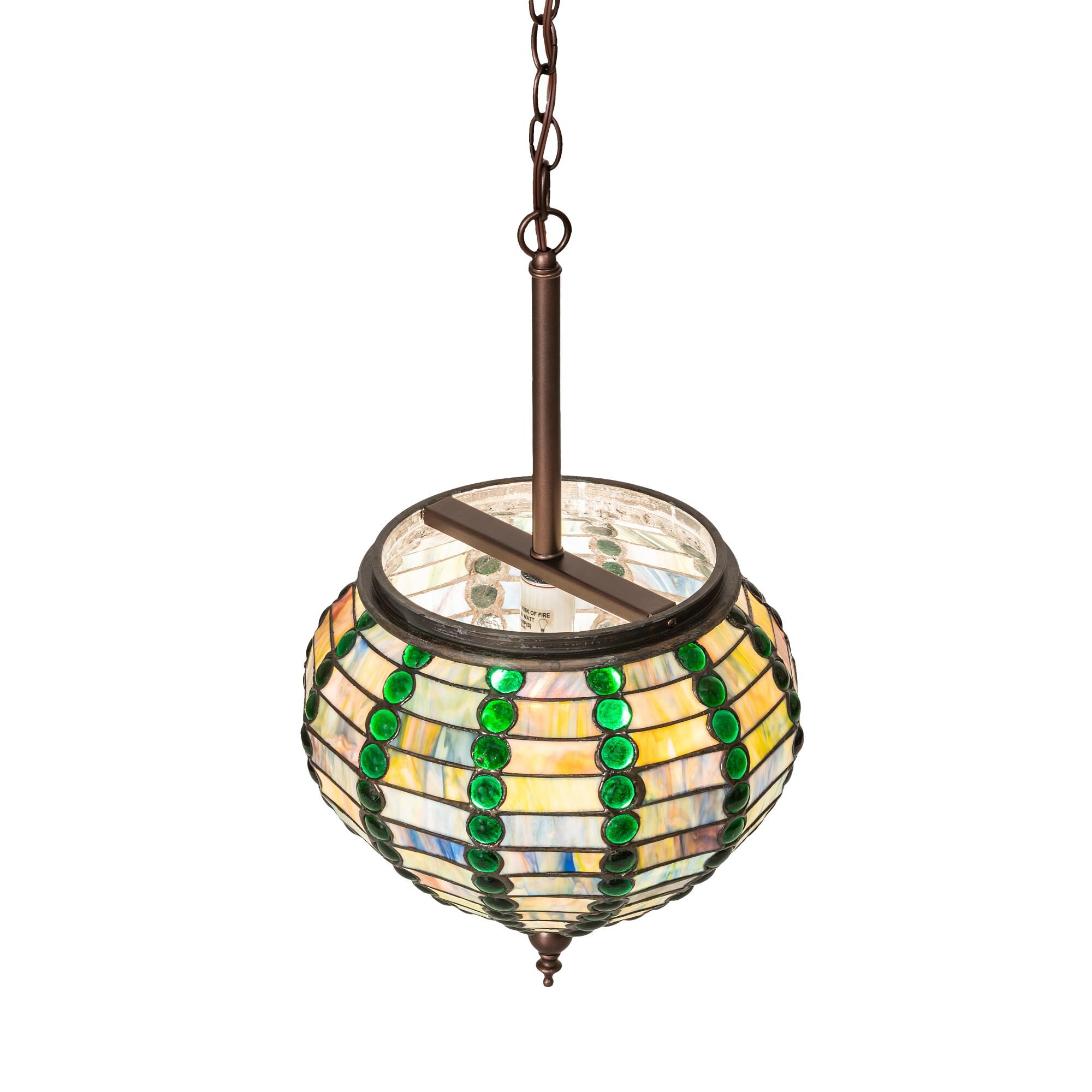 Meyda Lighting Jeweled Beehive 13 Inch Large Pendant