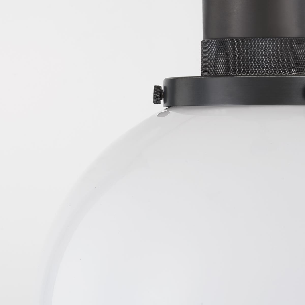 Shown in Old Bronze finish and Opal Glossy glass