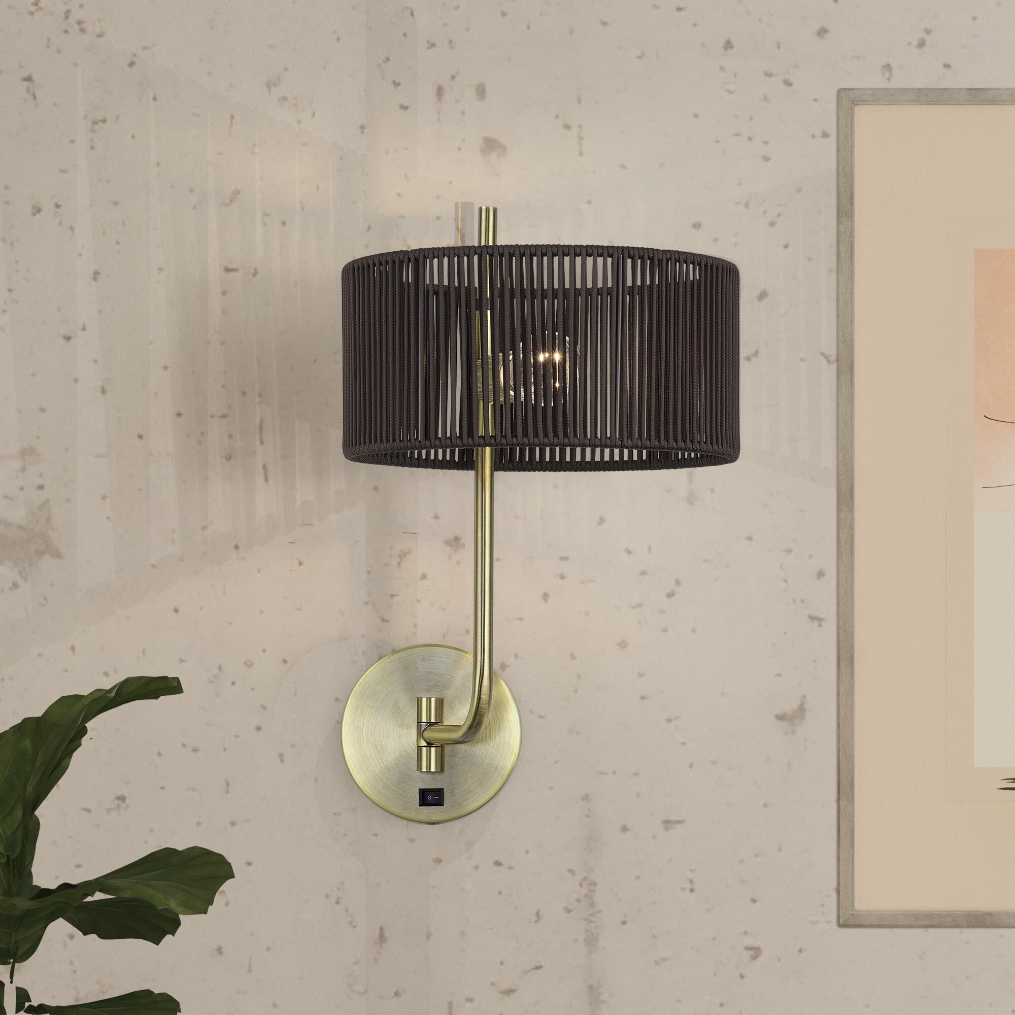 Acordia 19 Inch Wall Swing Lamp by Livex Lighting