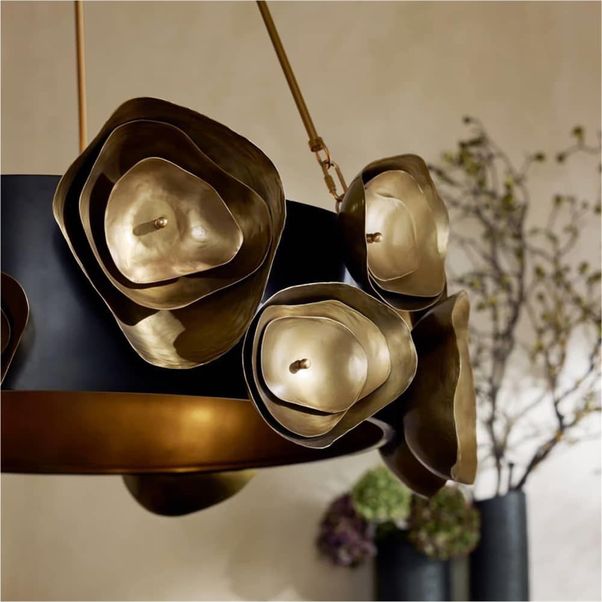 Shown in Antique Brass finish