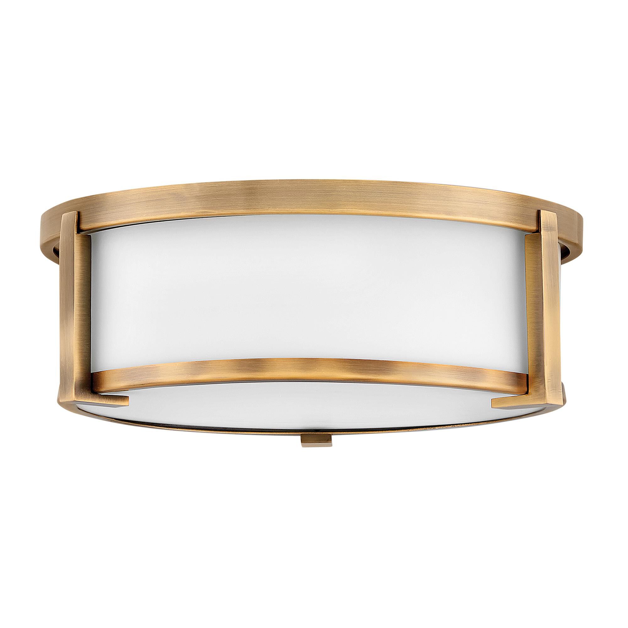 Lowell 13 Inch 2 Light Flush Mount,