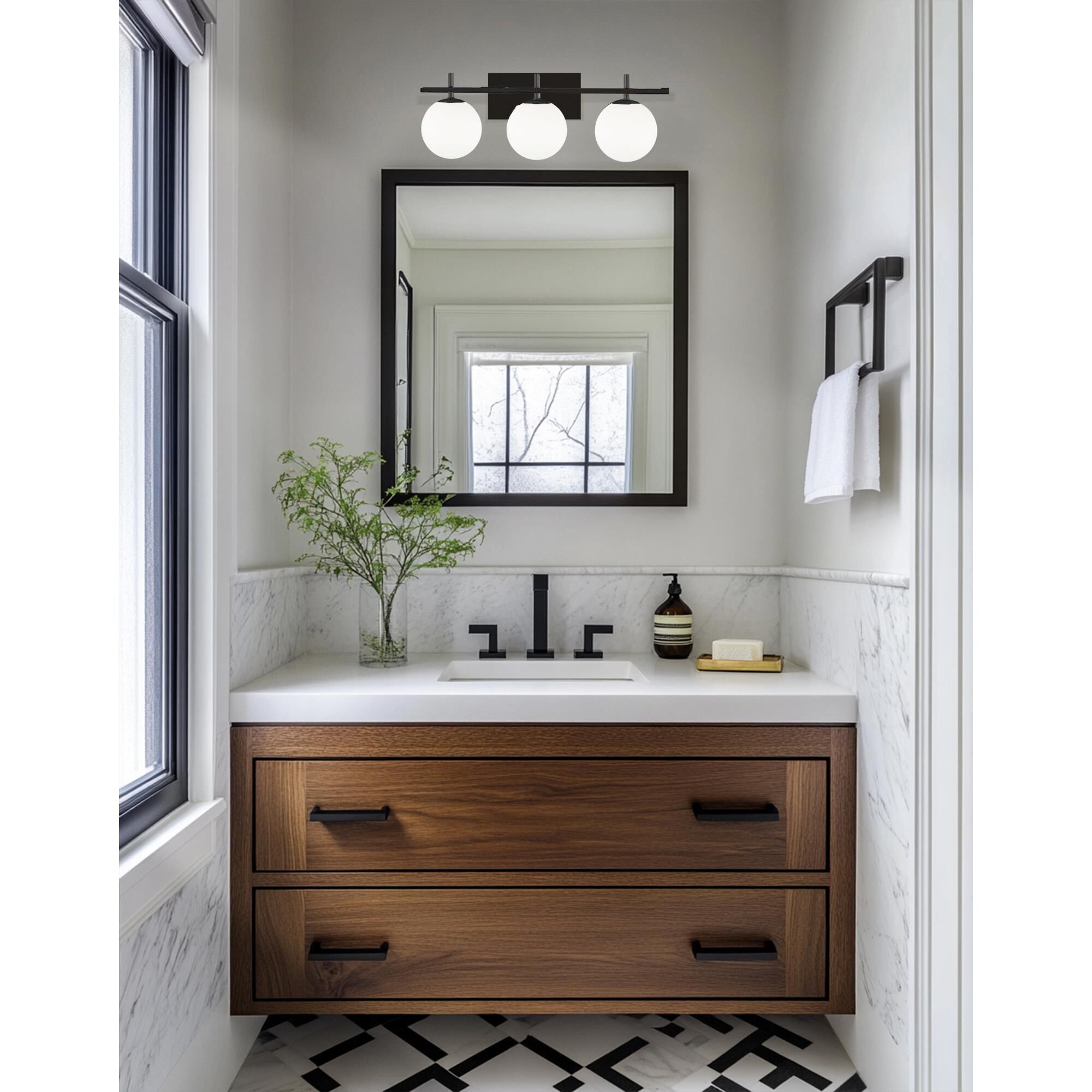 Vivaldi 23 Inch 3 Light Bath Vanity Light by Dainolite