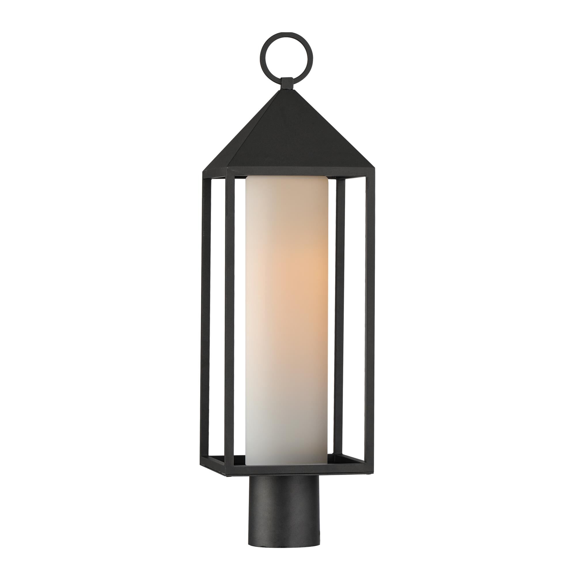 Shown in Black finish and Satin White glass and Glass shade