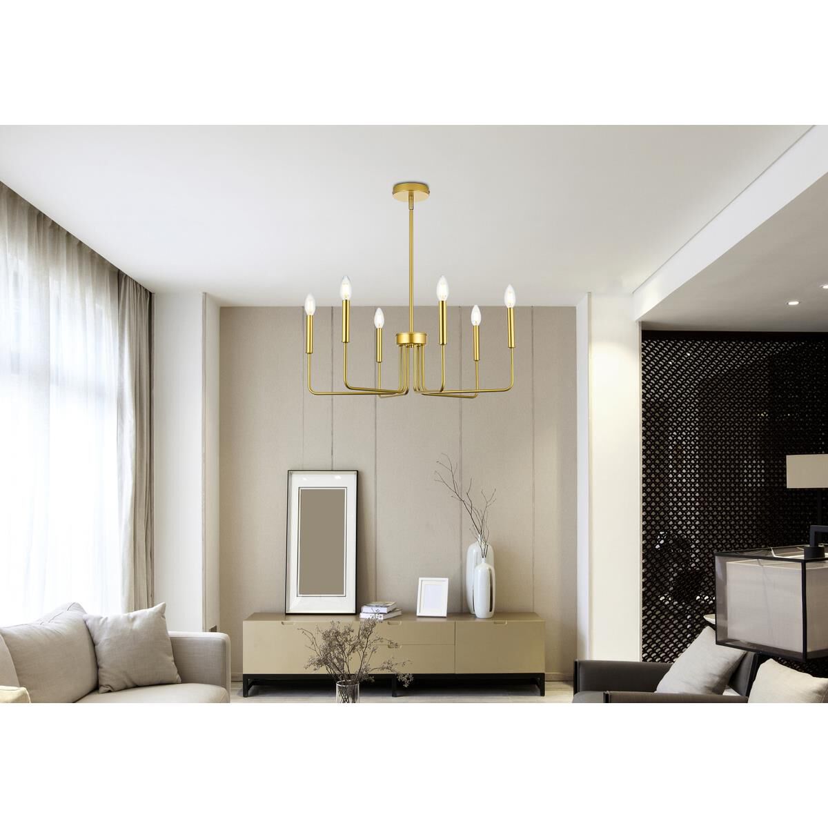 Willa 26 Inch Chandelier by Elegant Lighting