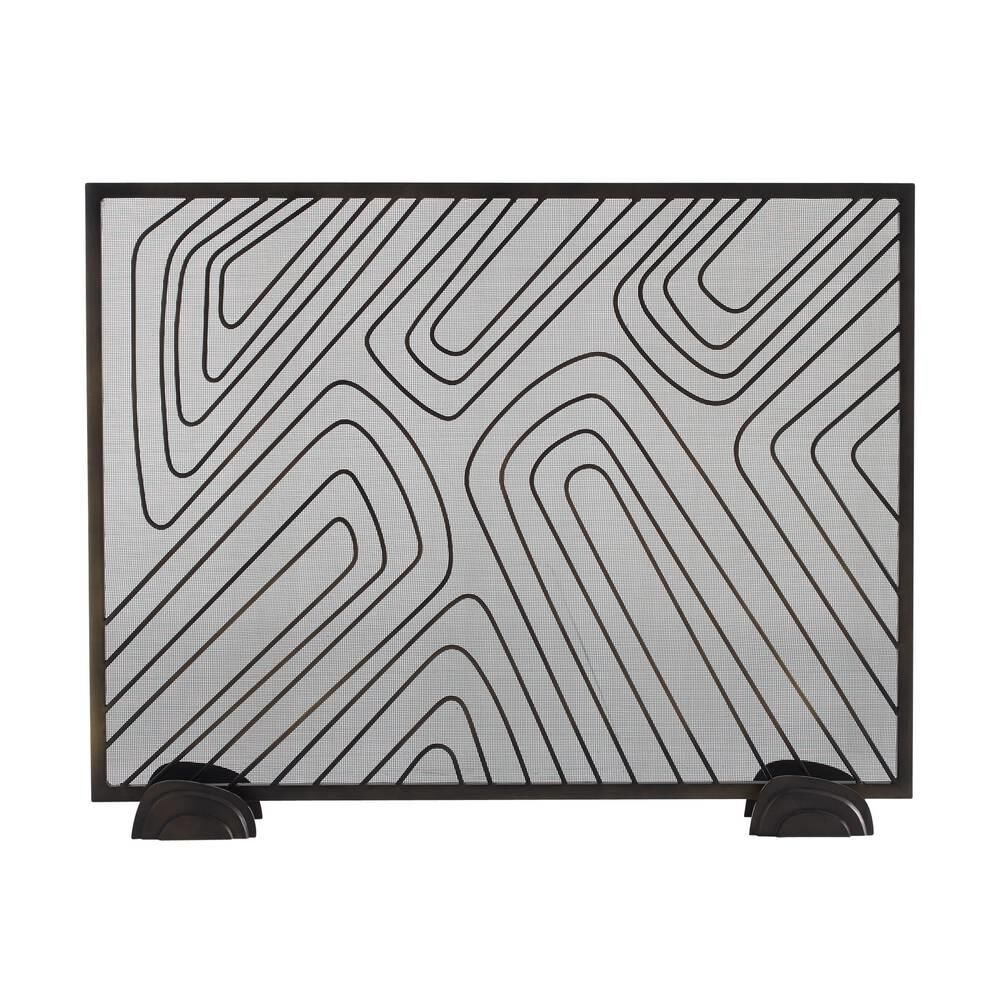 Holmes 40 Inch Fireplace Screen by Arteriors Home